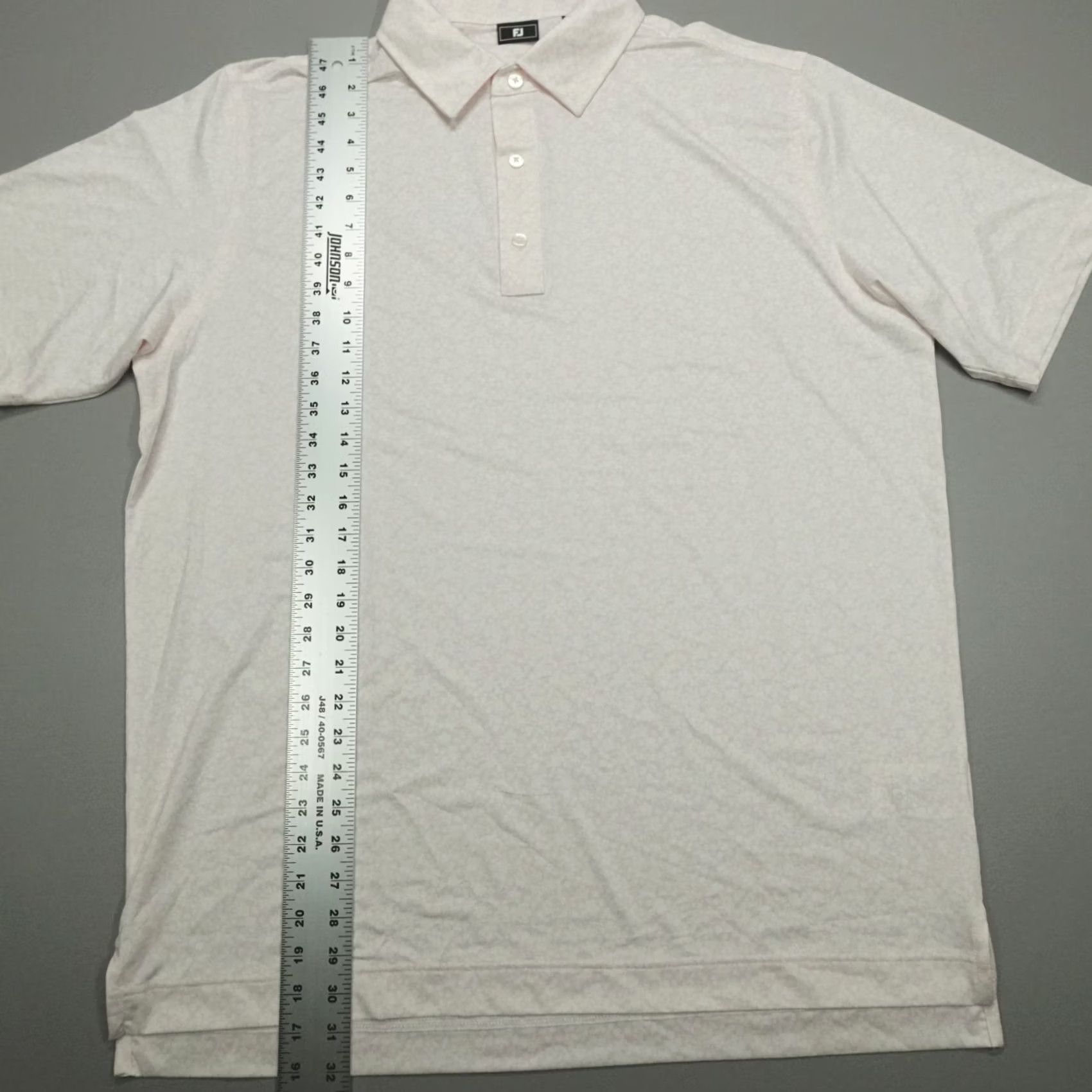 Footjoy FootJoy Performance Floral Print Polo Mens XL Pink/White Golf Shirt Size US XL / EU 56 / 4 - 7 Thumbnail