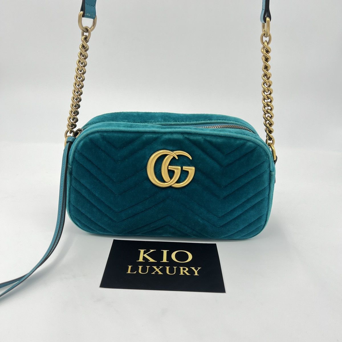 Gucci Gucci Marmont Velvet Crossbody Bag Size ONE SIZE - 2 Thumbnail