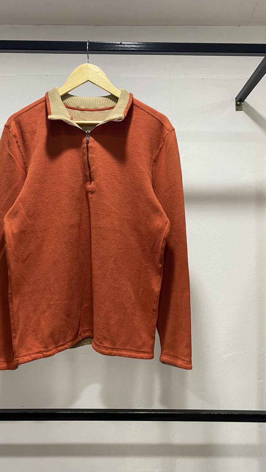 Japanese Brand × Vintage Vintage Reversible Halfzip Knitwear 90s Size US M / EU 48-50 / 2 - 6 Thumbnail