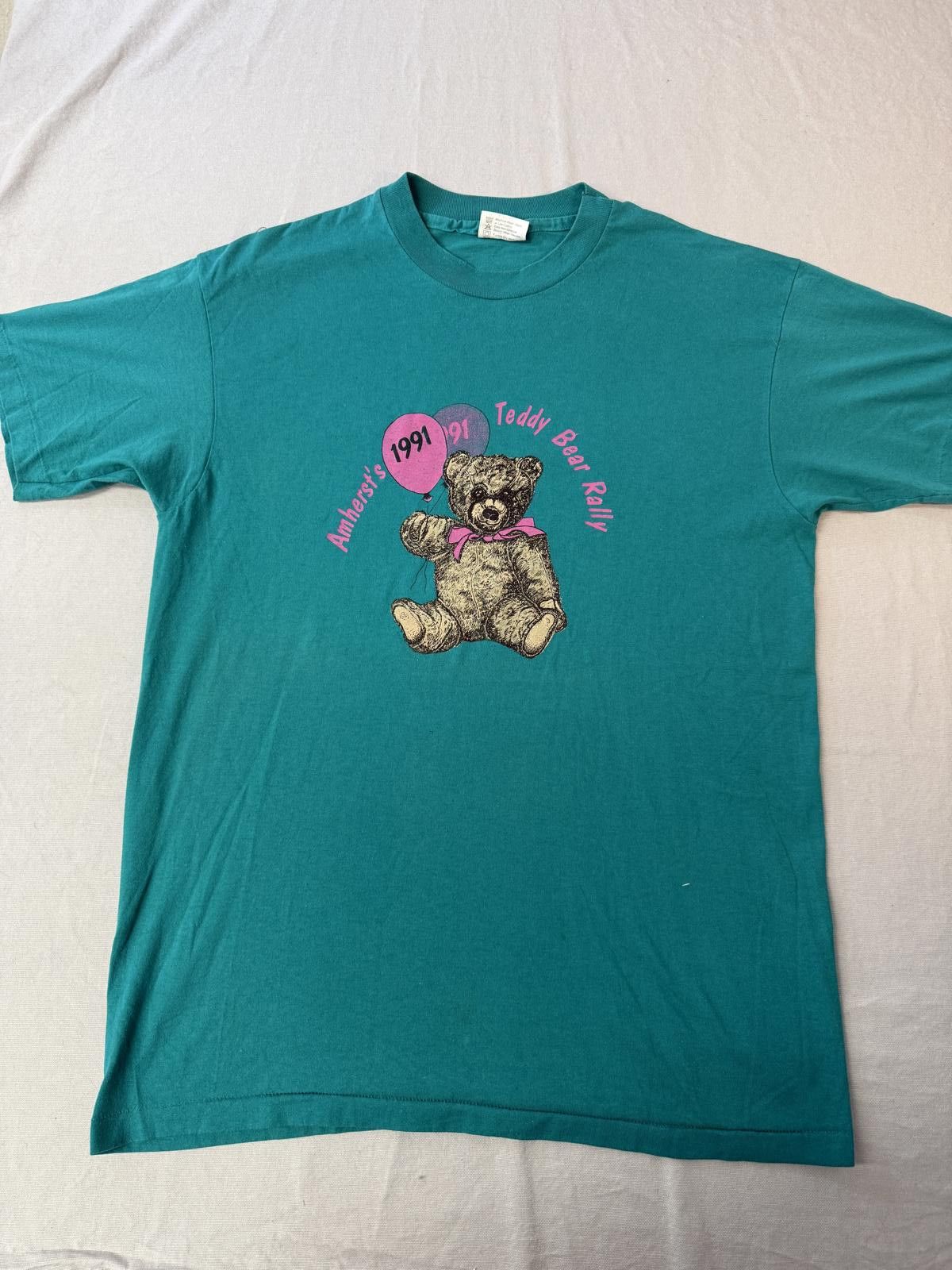 Hanes VTG Amherst's Teddy Bear Rally T-shirt 1991 Massachusetts Size US L / EU 52-54 / 3 - 1 Thumbnail