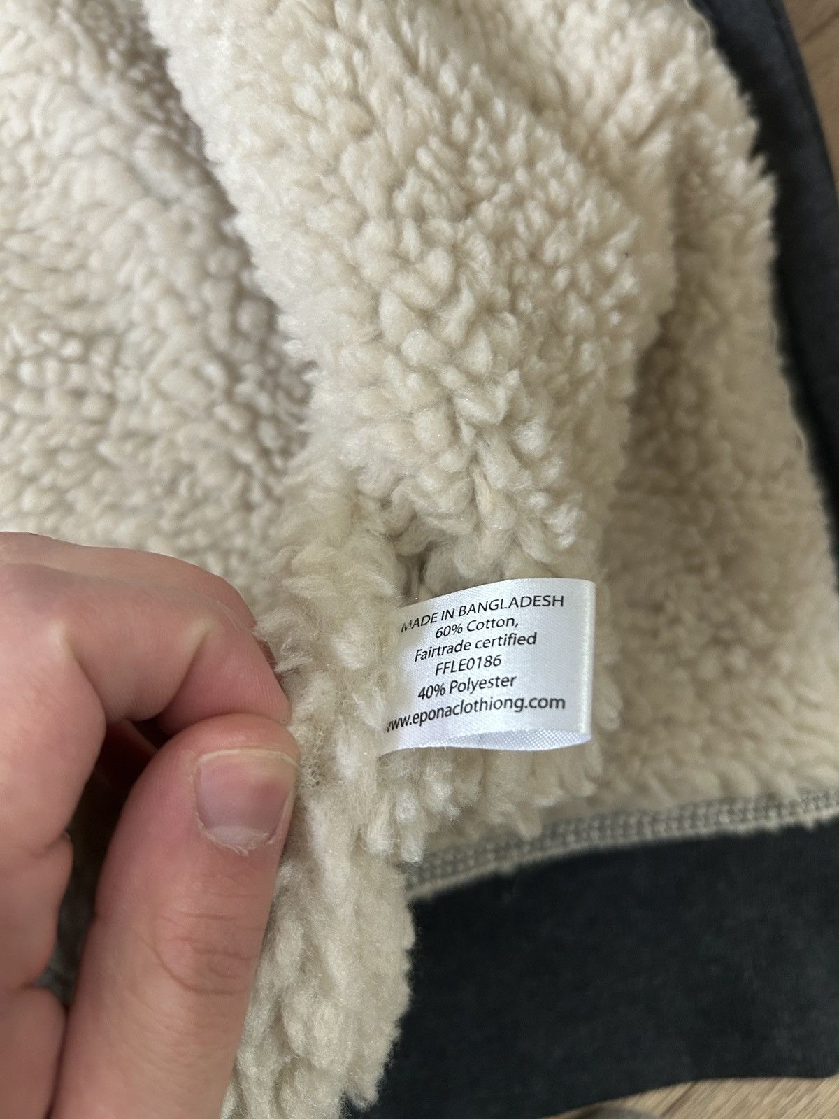 Japanese Brand Mens Fur Sherpa zip-hoodies grey if six was nine style Size US S / EU 44-46 / 1 - 5 Thumbnail