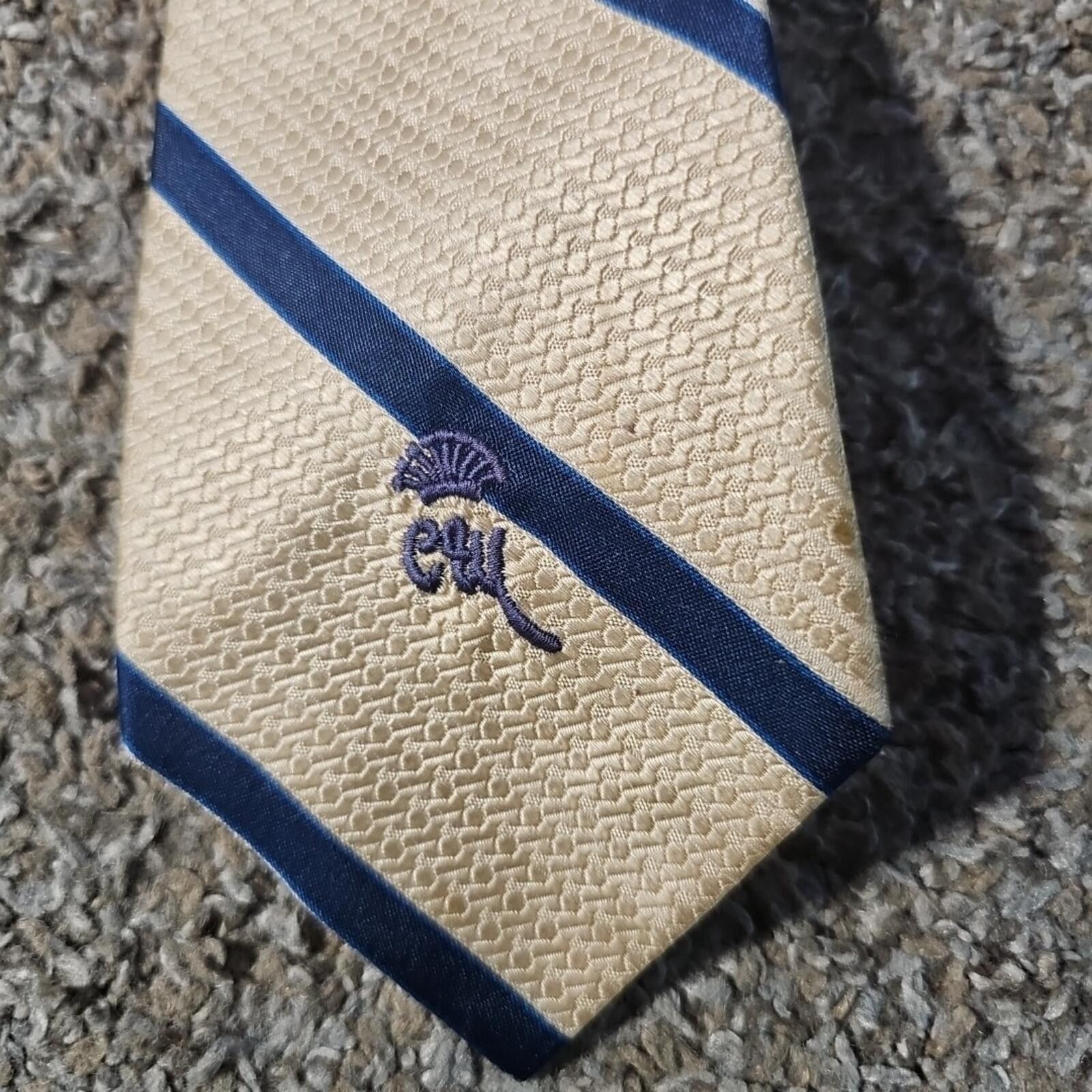 Other Countess Wara Embroidered Monogram Necktie Size ONE SIZE - 2 Thumbnail