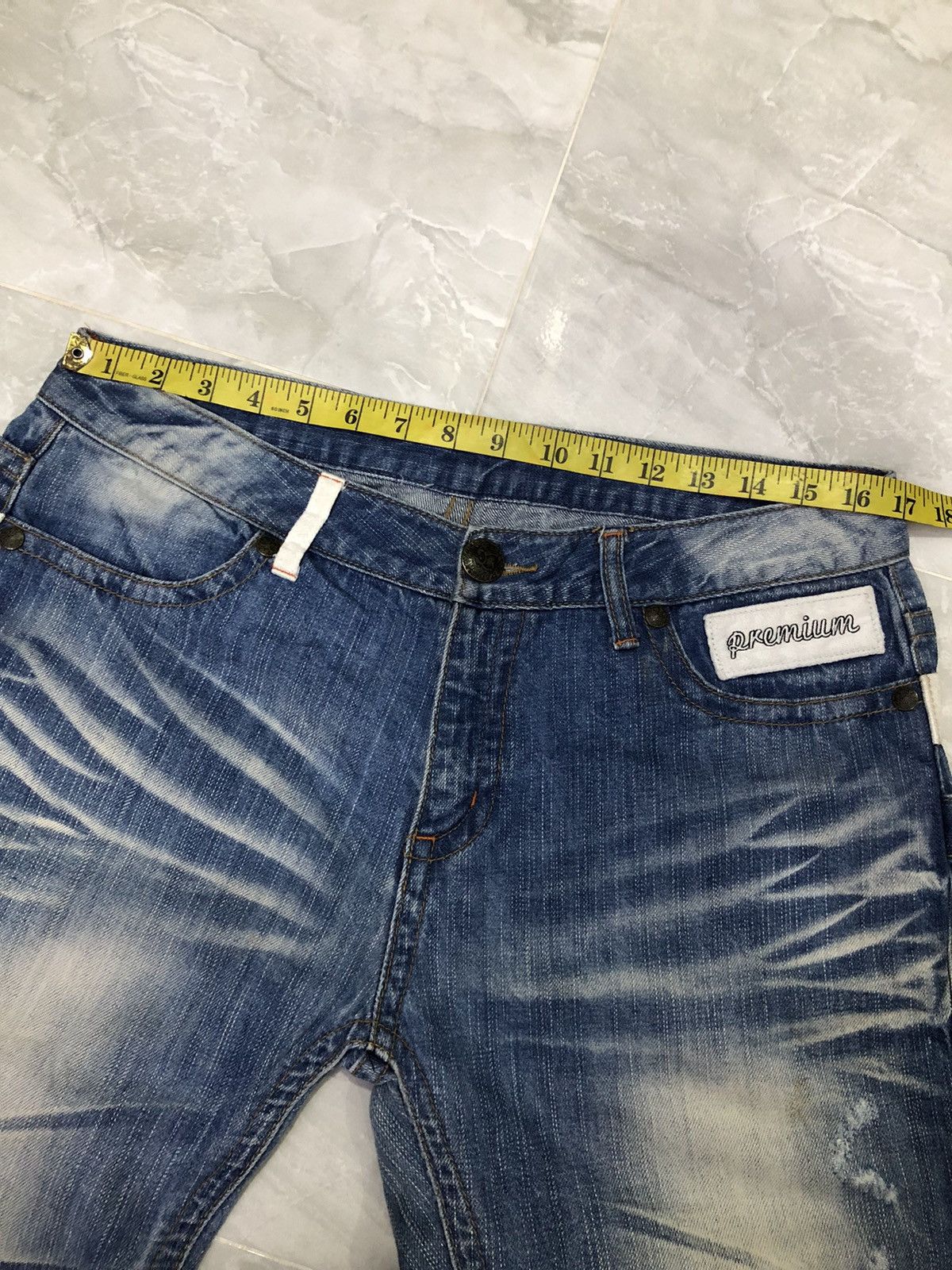 Hysteric Glamour Vintage Classical Elf Jeans with Rear Buckles Size US 34 / EU 50 - 14 Thumbnail