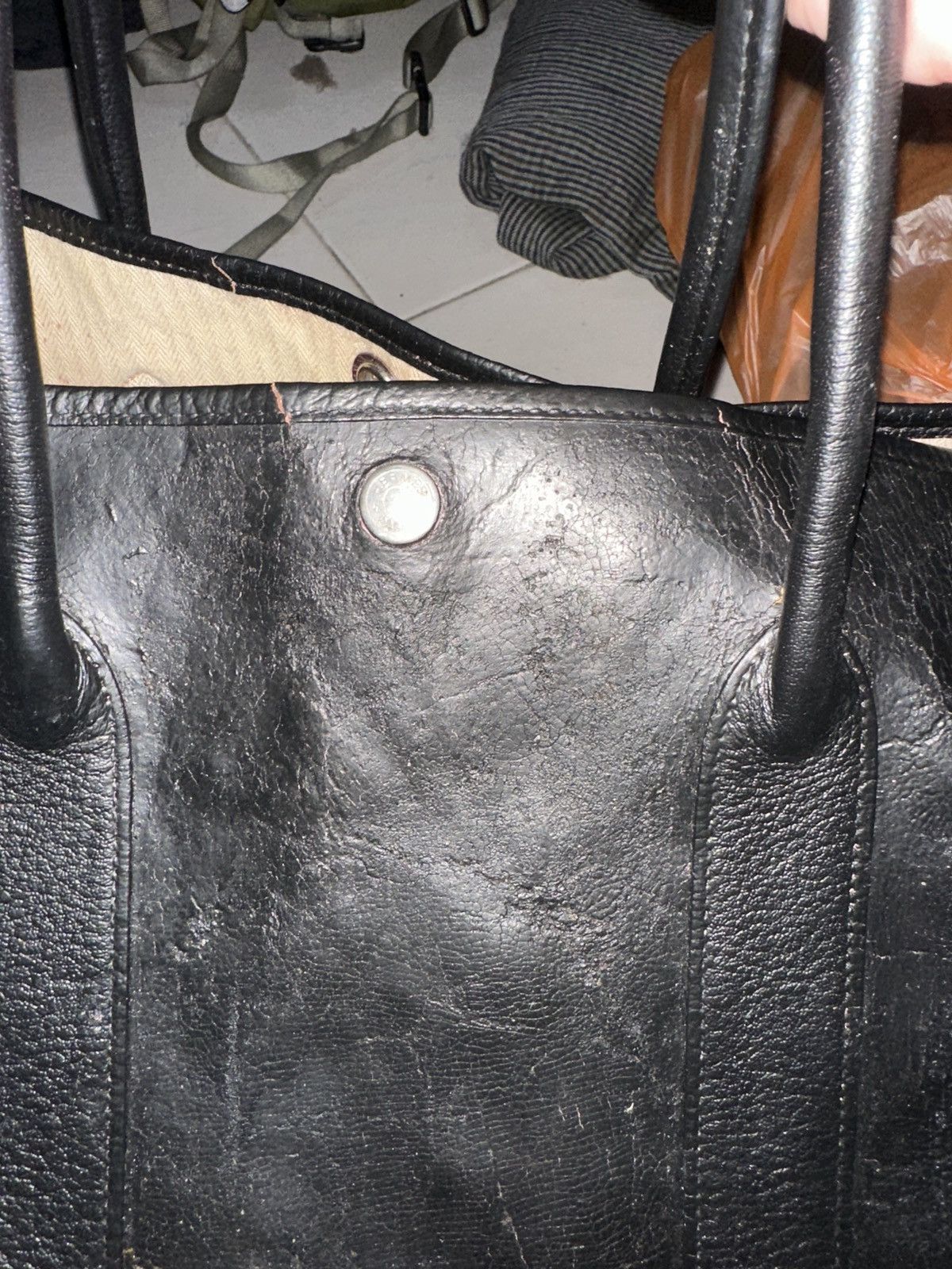 Hermes leather vintage tote hermes made in france Size ONE SIZE - 12 Thumbnail
