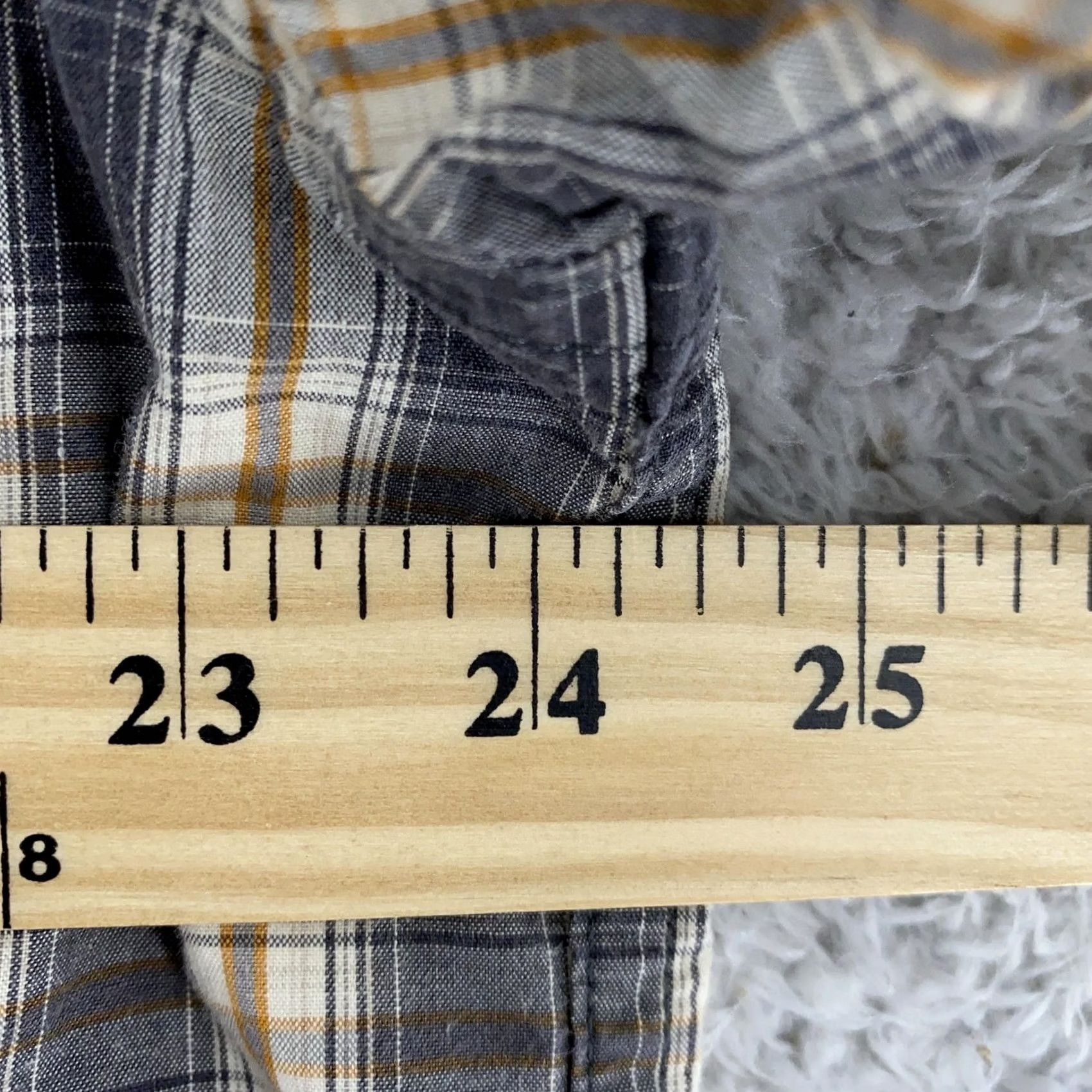 Carhartt Carhartt Plaid Button Down Shirt XL Relaxed Fit Work Gray Yellow Mens Size US XL / EU 56 / 4 - 5 Thumbnail