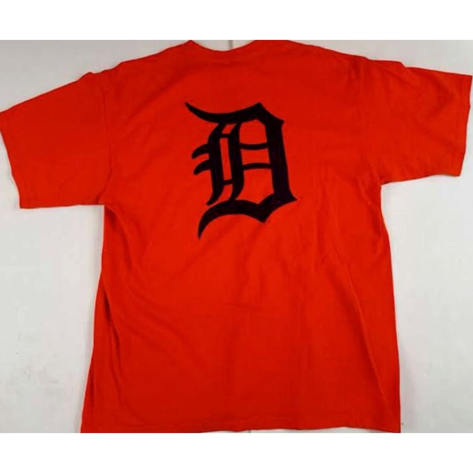 Nike VINTAGE Detroit Tigers Nike T-Shirt Large Orange Men Short Sleeve L Sports Mens Size US L / EU 52-54 / 3 - 4 Thumbnail