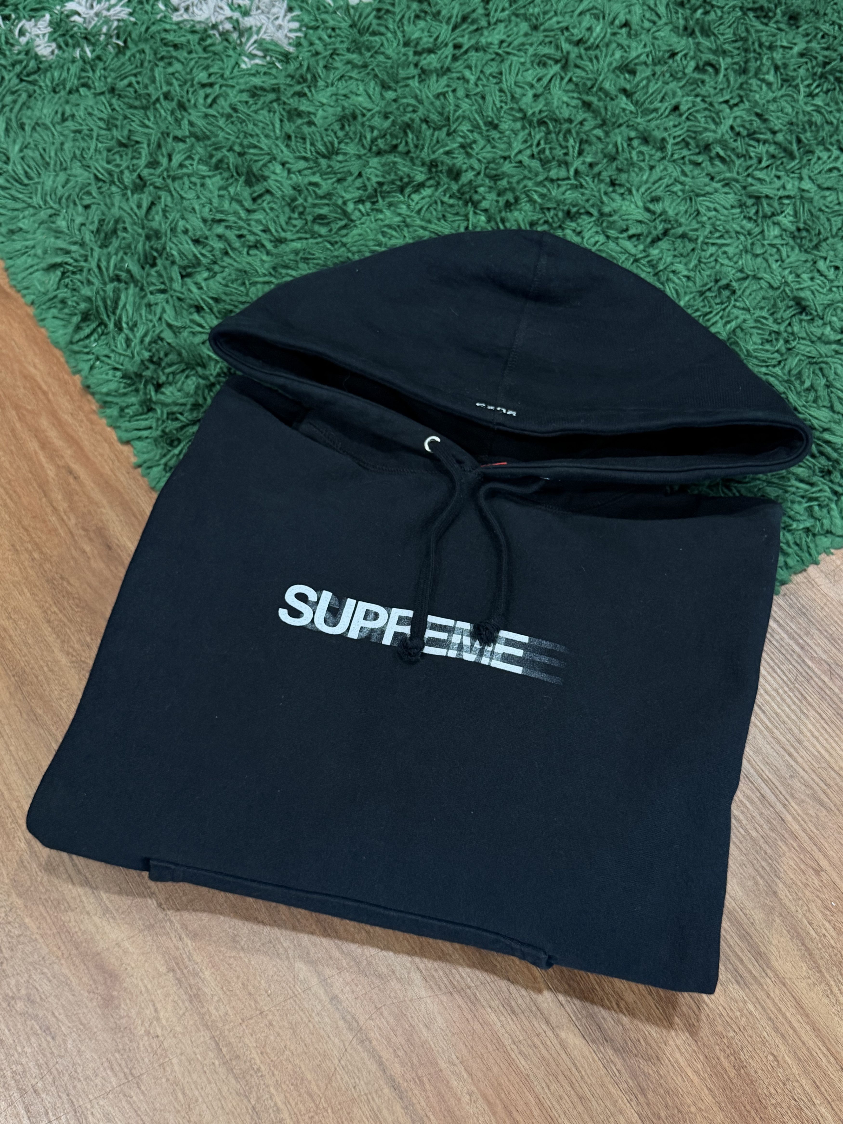 Supreme SUPREME - Black Motion Logo Hoodie - Small - Size US S / EU 44-46 / 1 - 2 Thumbnail