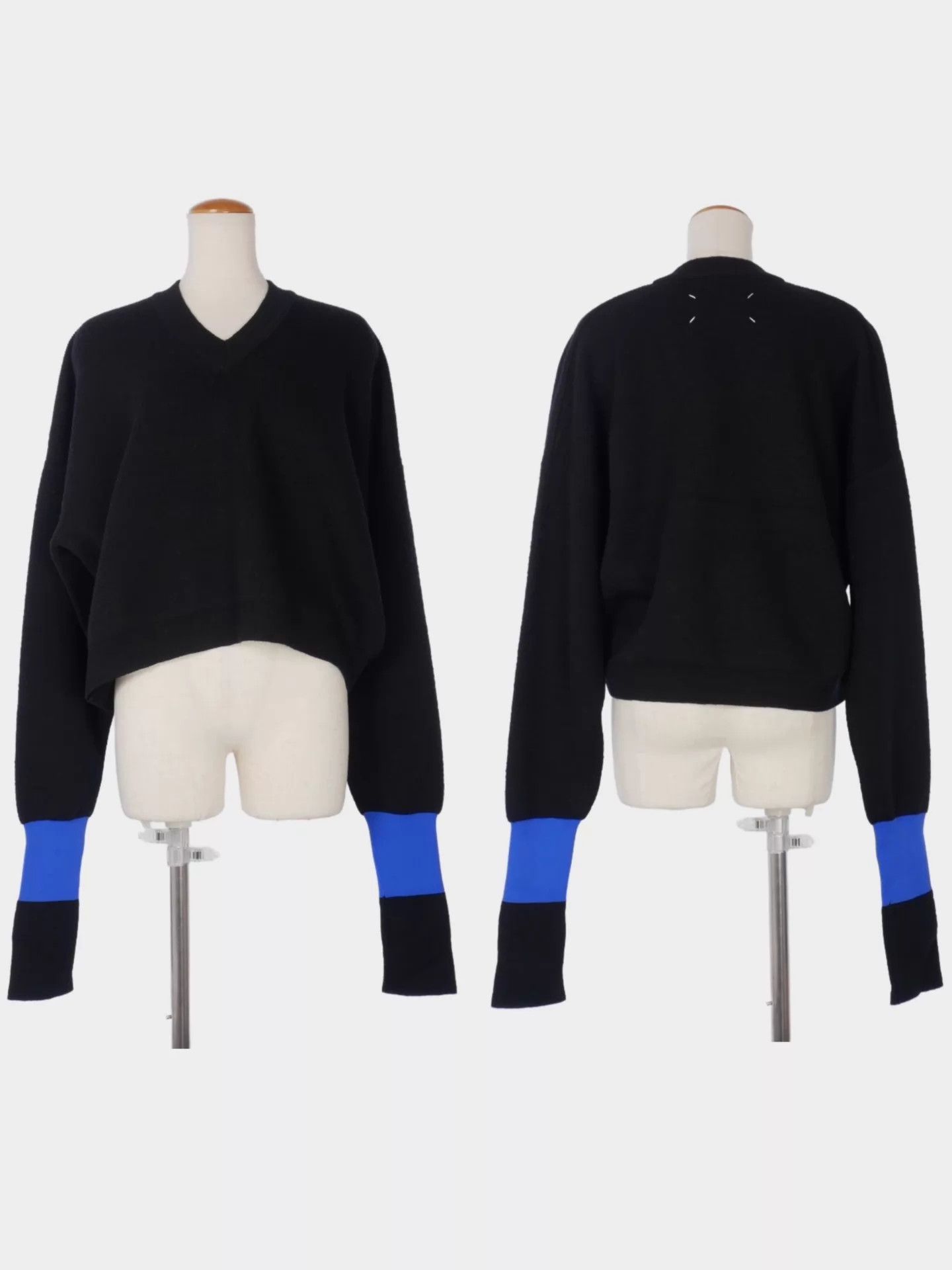Maison Margiela Maison Margiela FW18 Colorblocked Wool LS Top Women's S Size S / US 4 / IT 40 - 9 Thumbnail