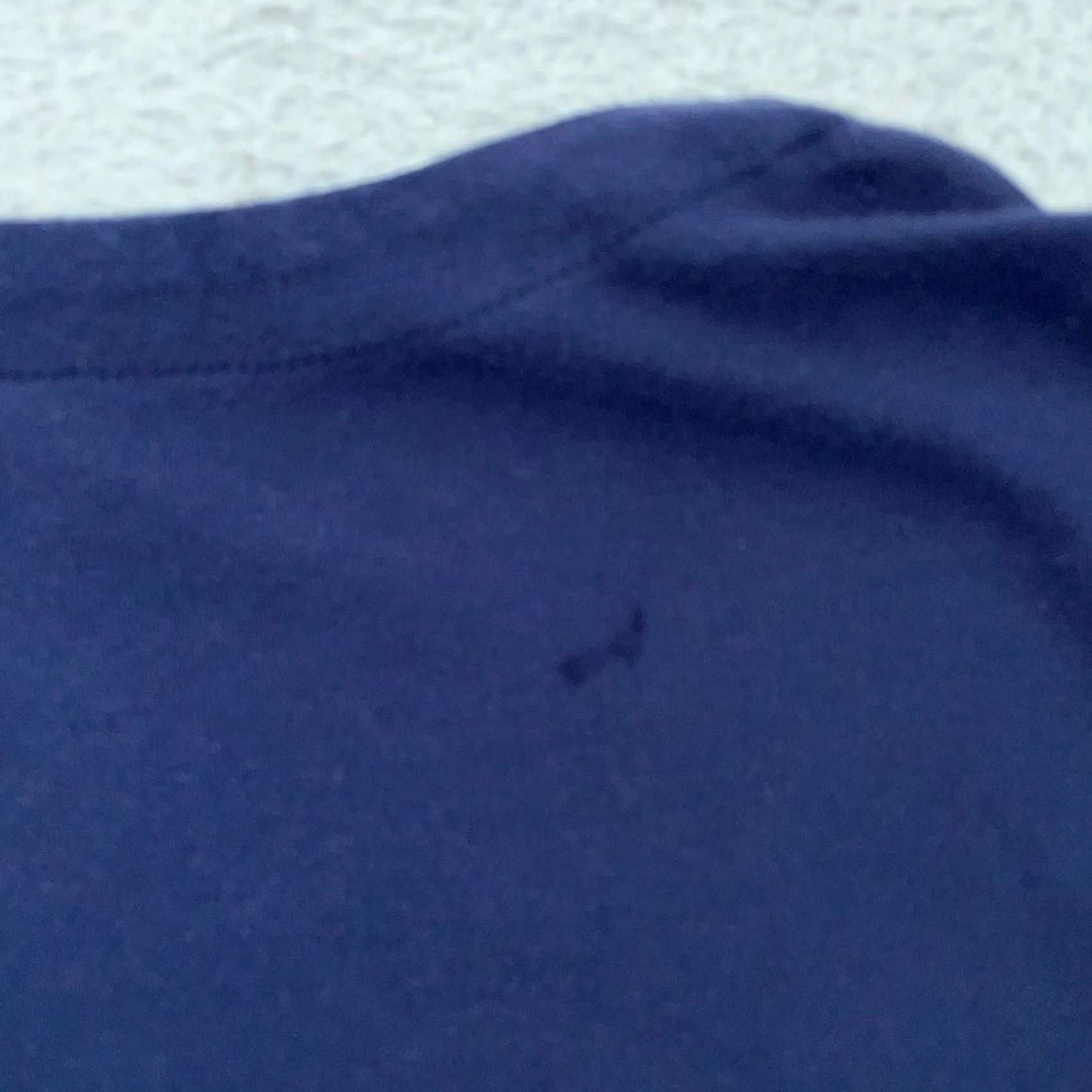 Vintage Roaman's Shirt Women's 4X Tunic 3/4 Sleeve Scoop Neck Pleated Pockets Blue Cotton Blend Polyester Size XXL / US 16-18 / IT 52-54 - 4 Thumbnail