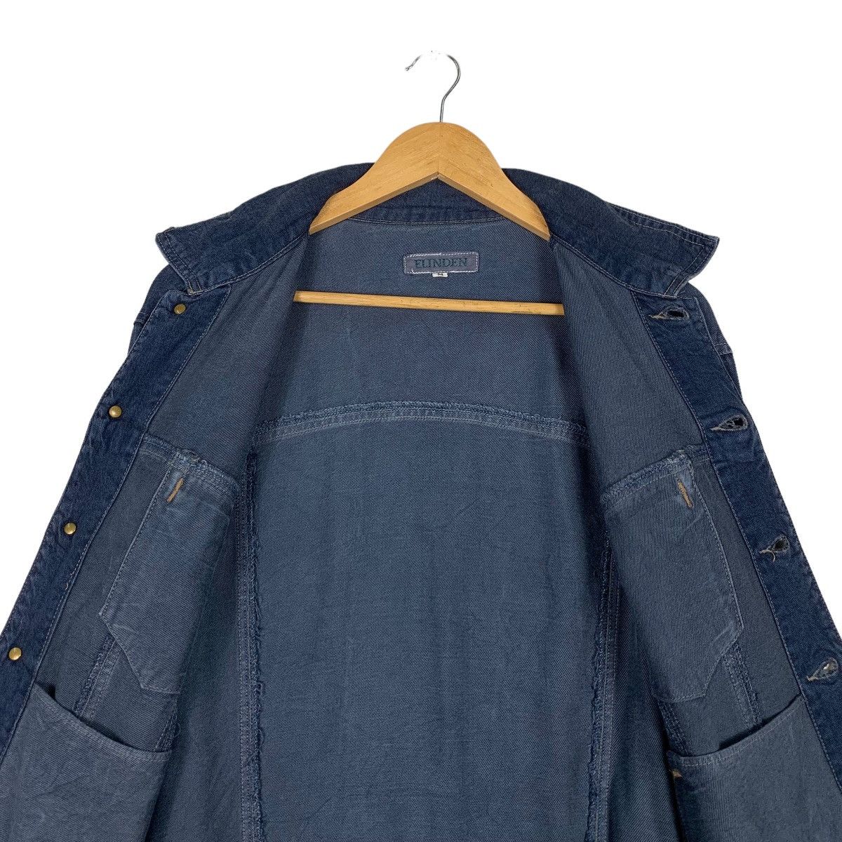 Japanese Brand ELINDEN Denim Jacket #1133-C52 Size US M / EU 48-50 / 2 - 12 Thumbnail