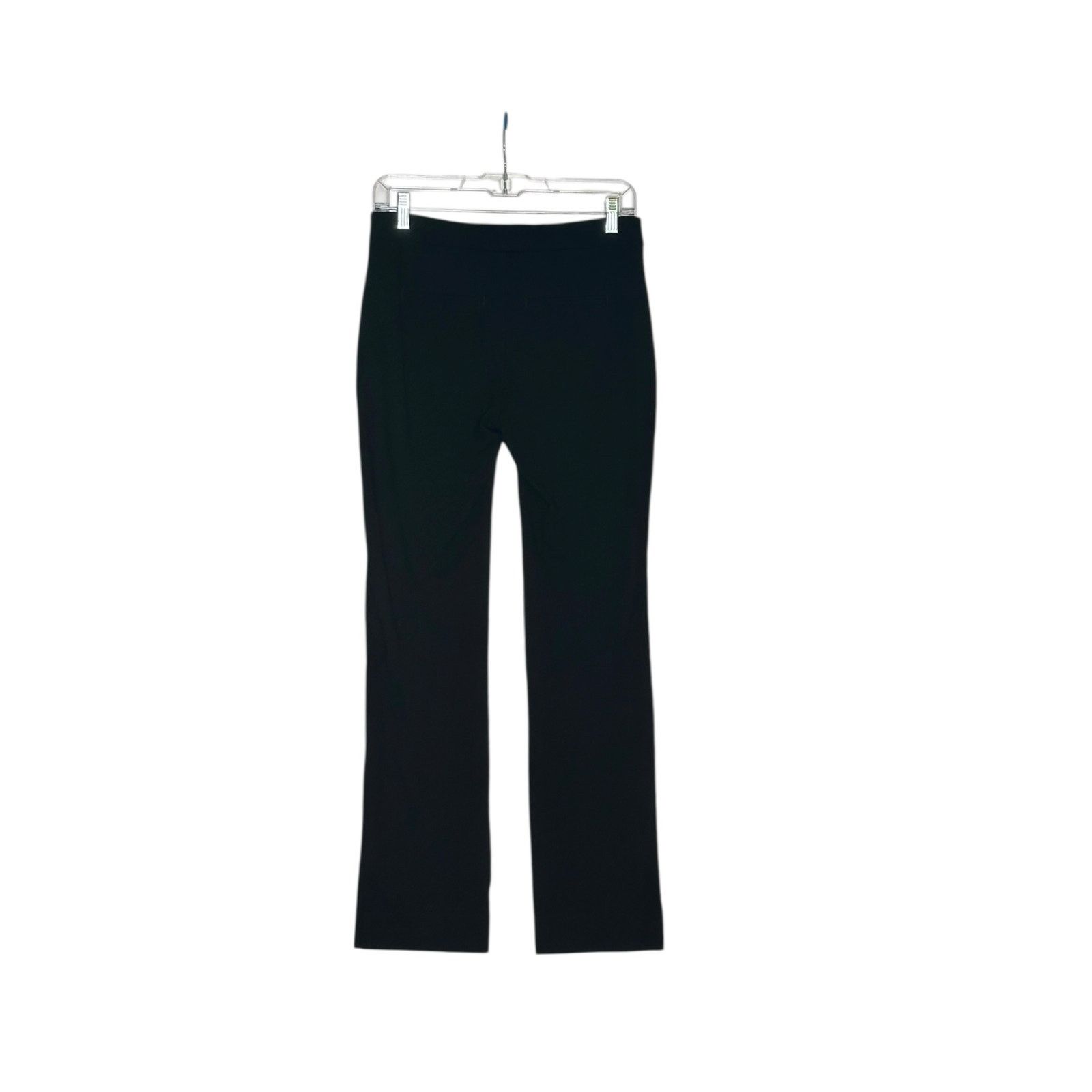 NYDJ NYDY black flat front straight legs pants size 2P Size 26" / US 2 / IT 38 - 8 Thumbnail