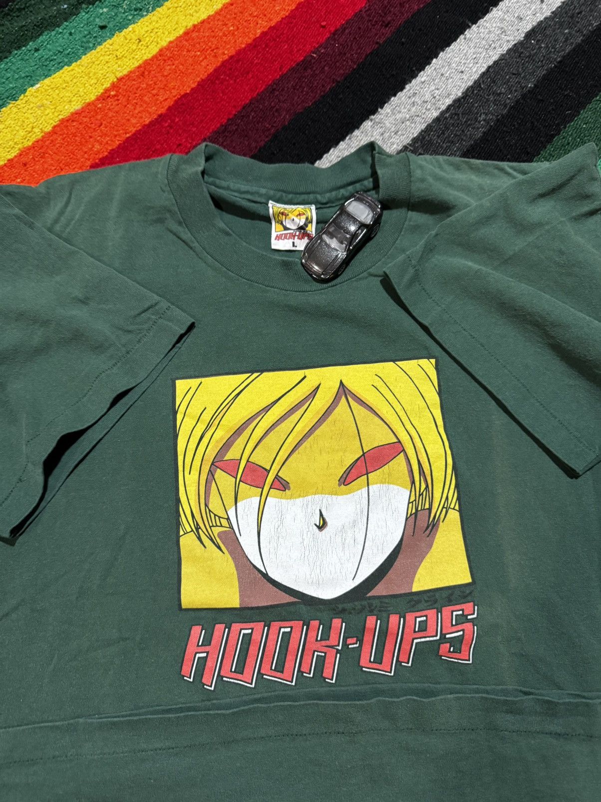 Hook-Ups 90s Hook Ups Red Eyes Vintage Shirt. Size US L / EU 52-54 / 3 - 2 Thumbnail