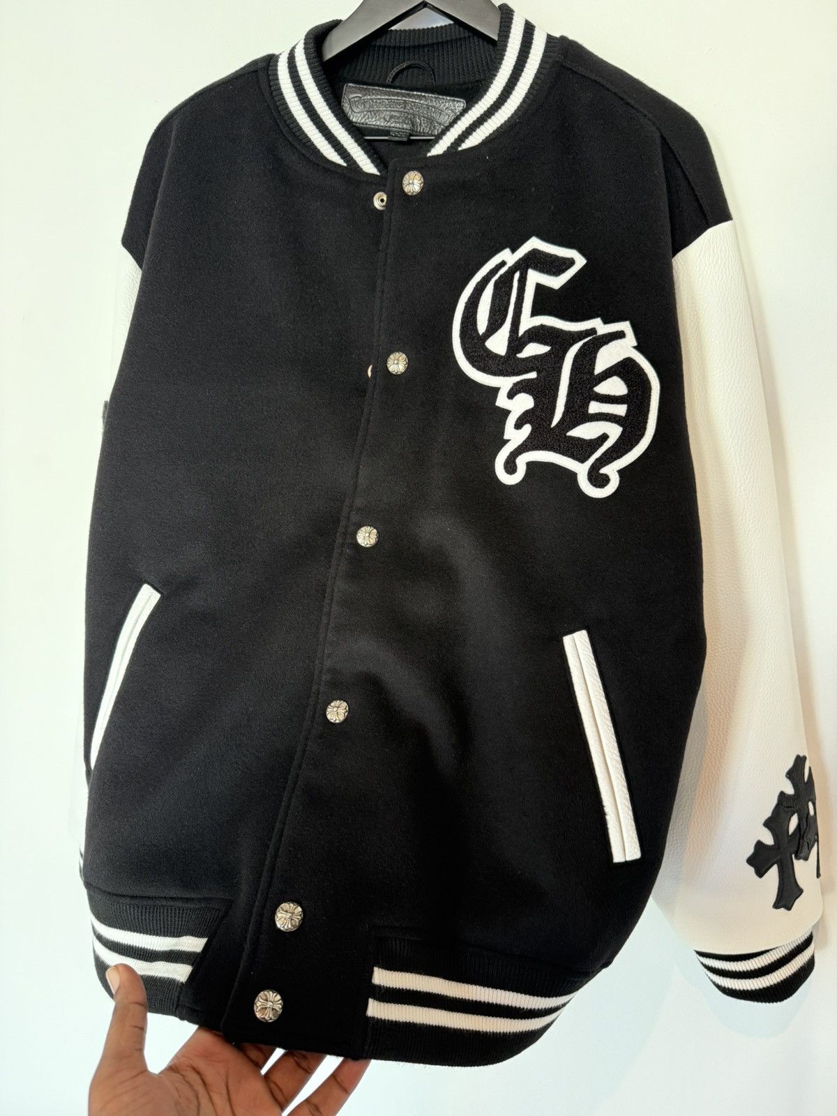 Chrome Hearts Chrome Hearts Varsity Jacket Size US XXL / EU 58 / 5 - 5 Thumbnail