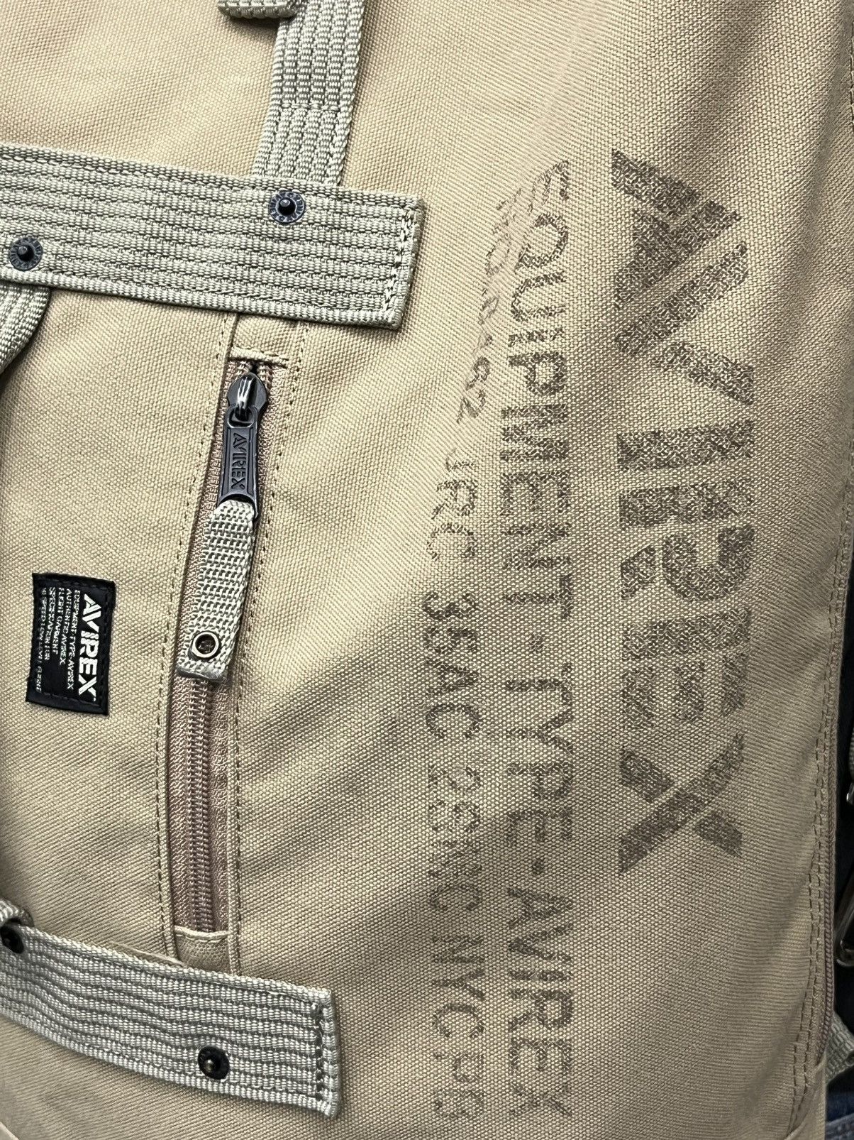 Avirex VERY RARE🔥Vintage AVIREX Multiway Canvas Bagpack Crossbody Size ONE SIZE - 11 Thumbnail