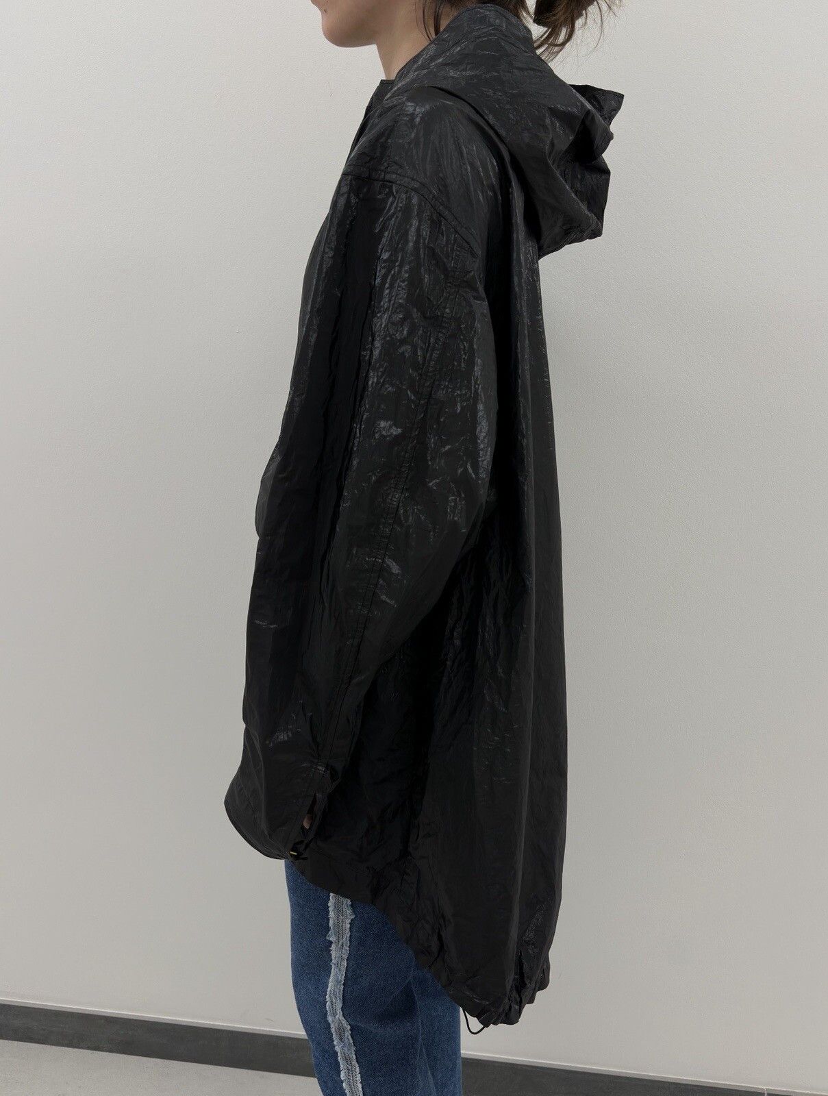 T by Alexander Wang T Alexander Wang Rain Anorak Jacket Black Size 4 Size L / US 10 / IT 46 - 7 Thumbnail