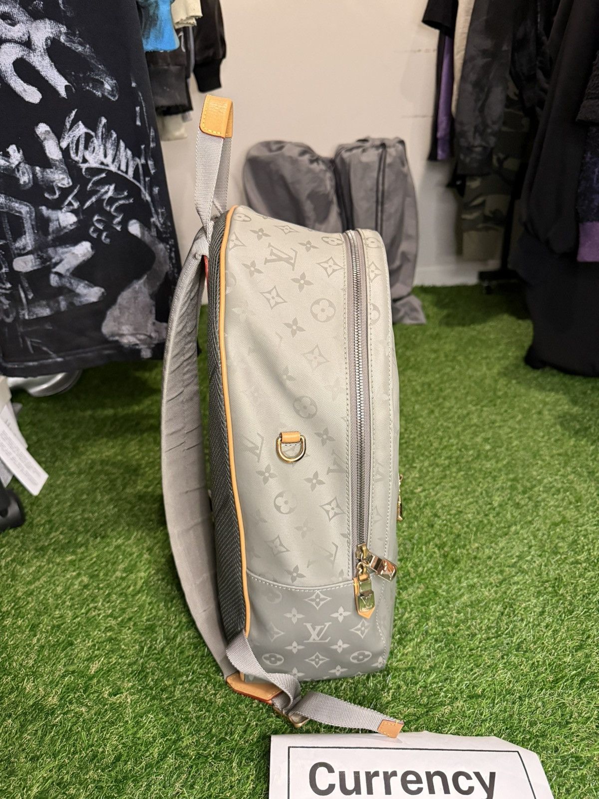 Louis Vuitton GRAIL 🦄📜 LV ~ Kim Jones Era Titanium Monogram Backpack Size ONE SIZE - 5 Thumbnail