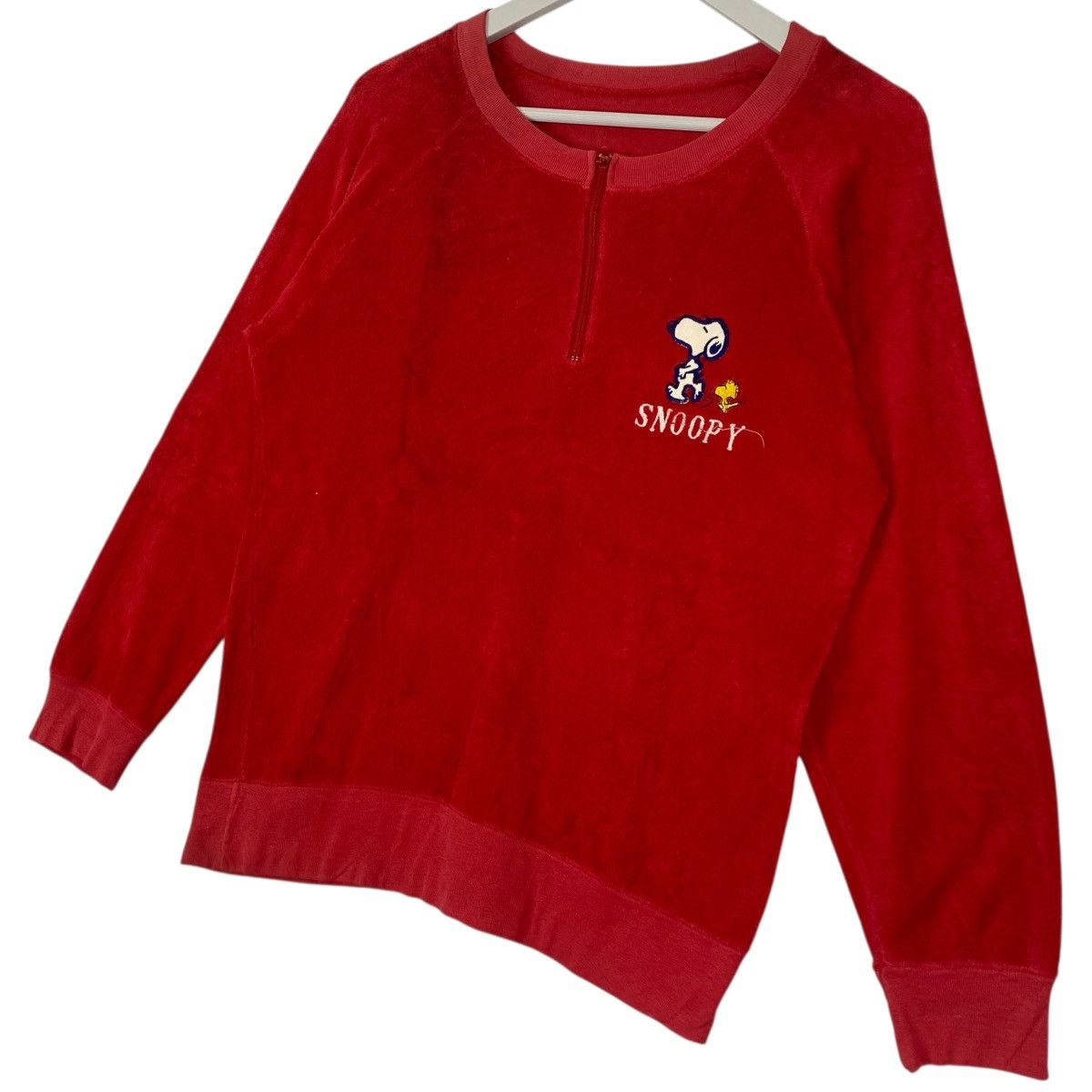 Other Vintage Peanuts Snoopy Crewneck Sweatshirt Red Size M Size US M / EU 48-50 / 2 - 2 Thumbnail