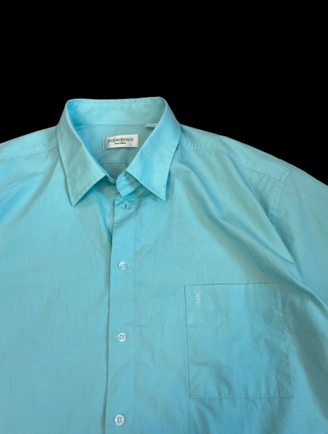 Yves Saint Laurent Vintage Yves Saint Laurent Button Up Shirt Size US XXL / EU 58 / 5 - 2 Thumbnail