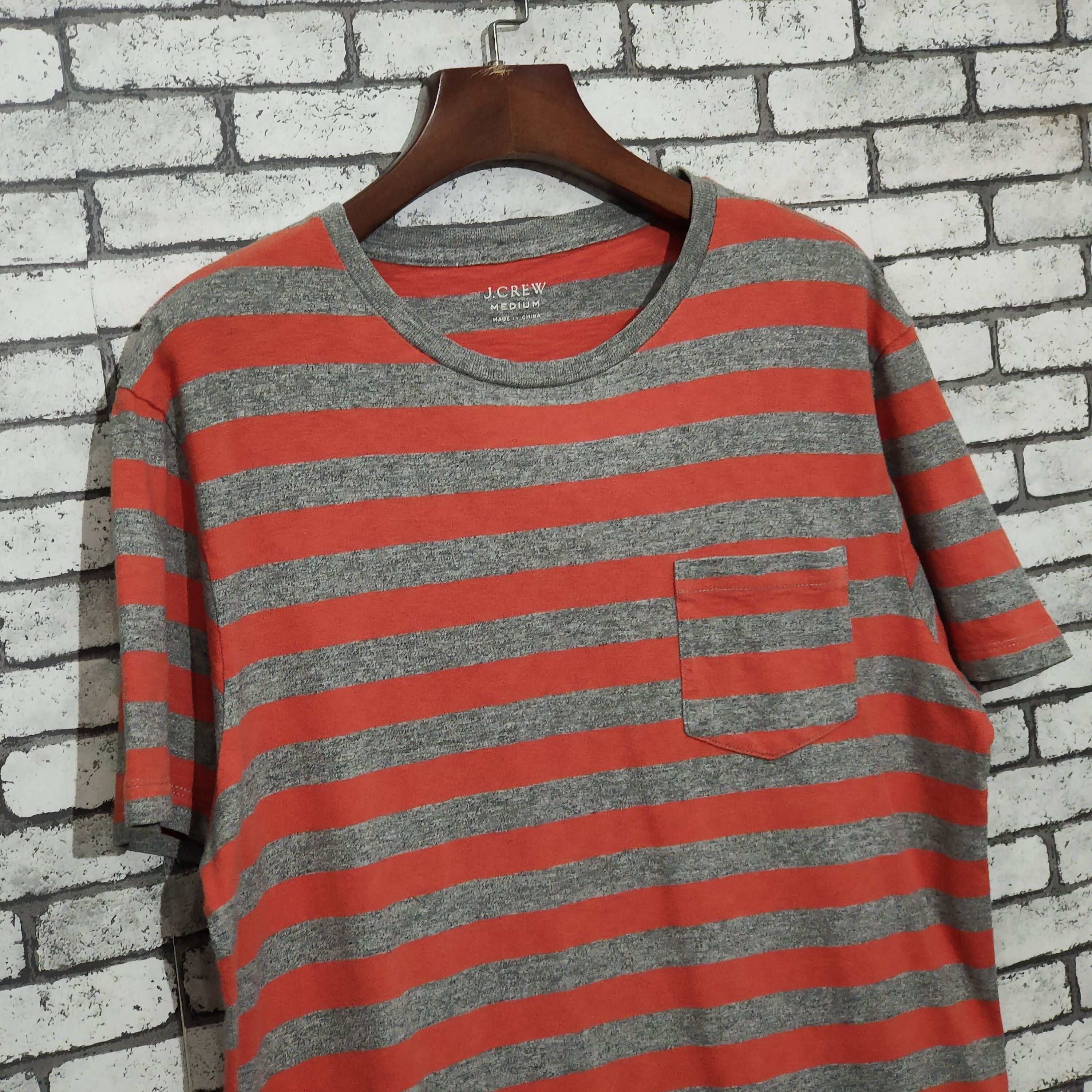 J.Crew 🔥J.Crew Pocket Awning Stripes M Short Sleeve T-Shirts Size US M / EU 48-50 / 2 - 3 Thumbnail