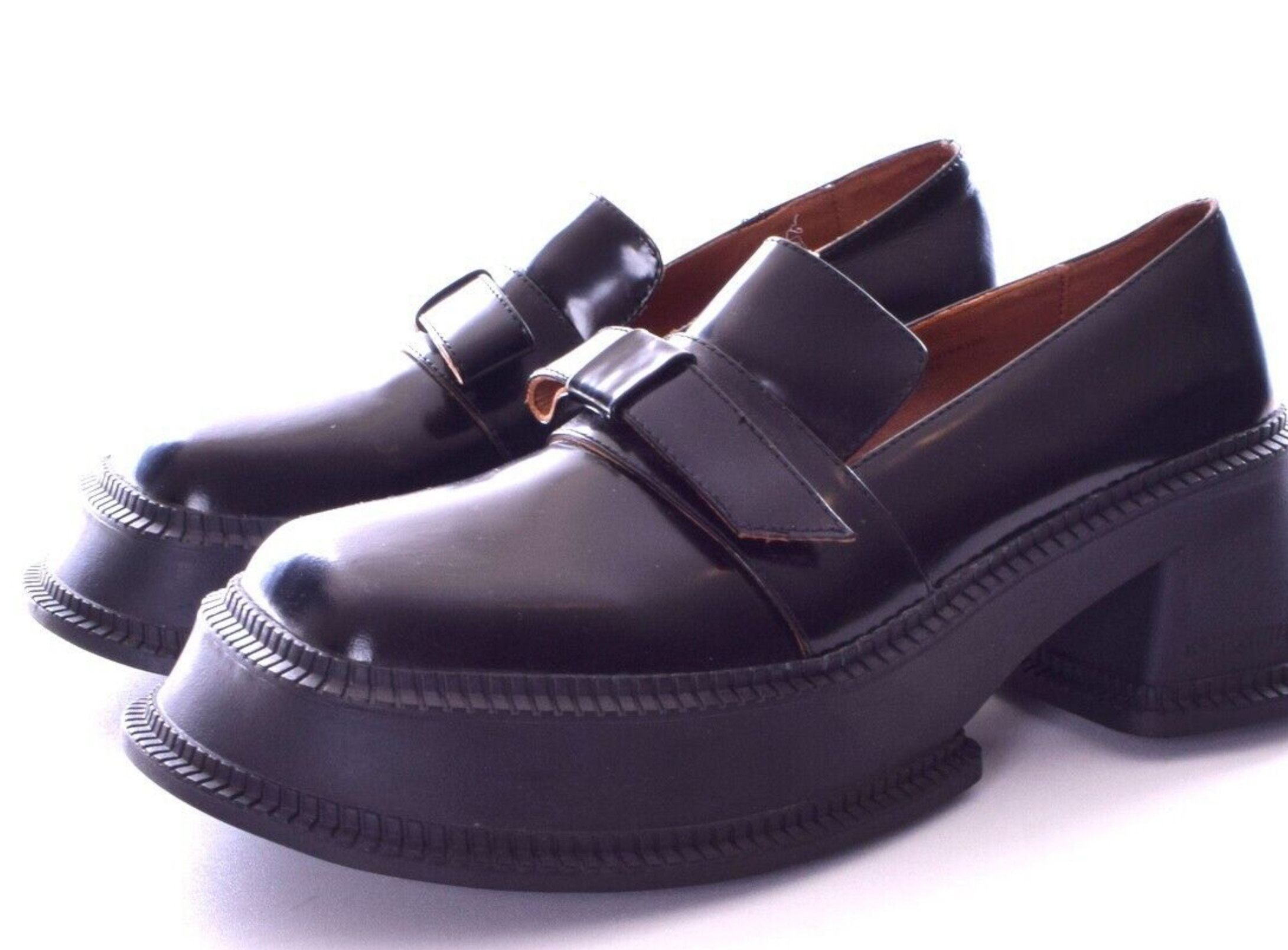 Shushu/Tong Shushu tong Platform Leather Loafers Size US 6.5 / IT 36.5 - 2 Thumbnail