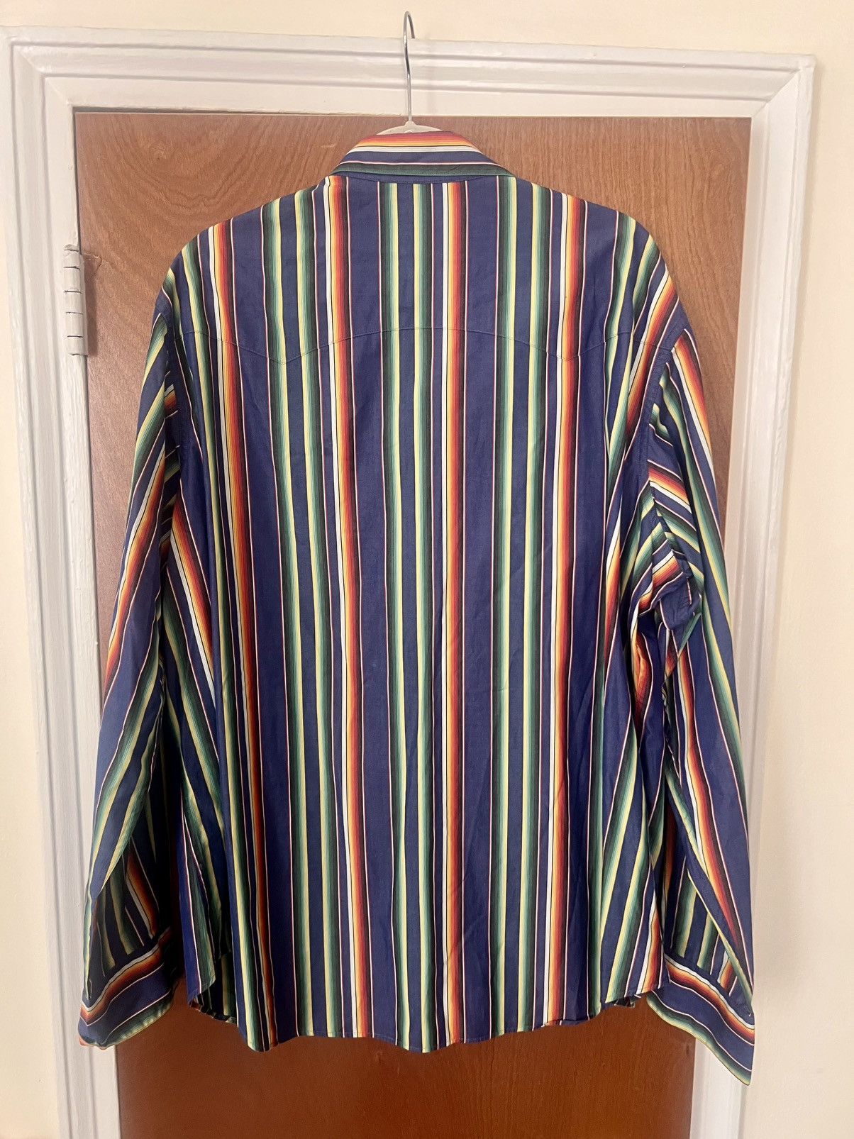 Polo Ralph Lauren Multi Stripe Western Snap shirt Size US XXL / EU 58 / 5 - 4 Thumbnail