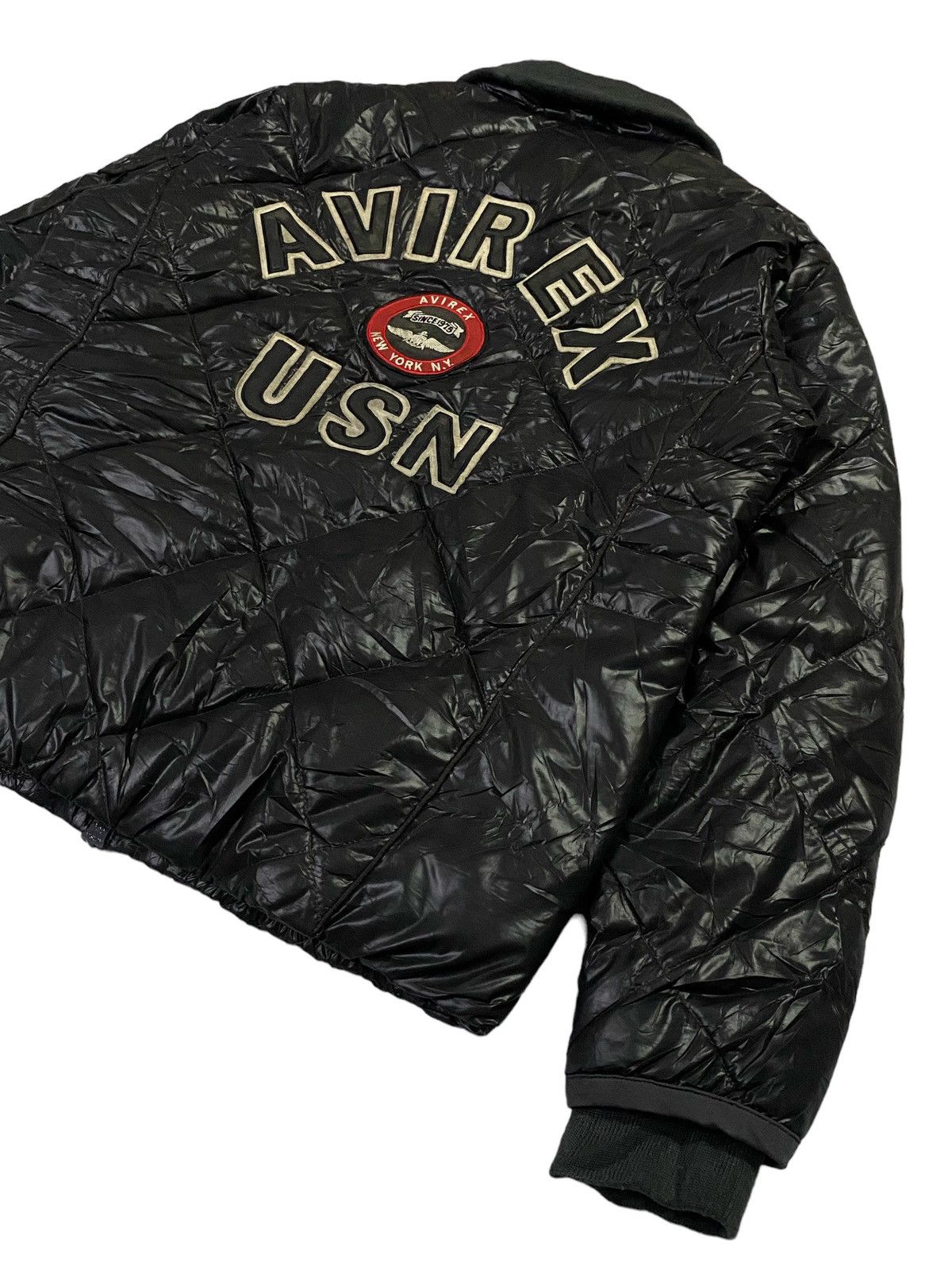 Avirex Avirex USN Big Logo Puffer Jacket Size US XL / EU 56 / 4 - 22 Thumbnail