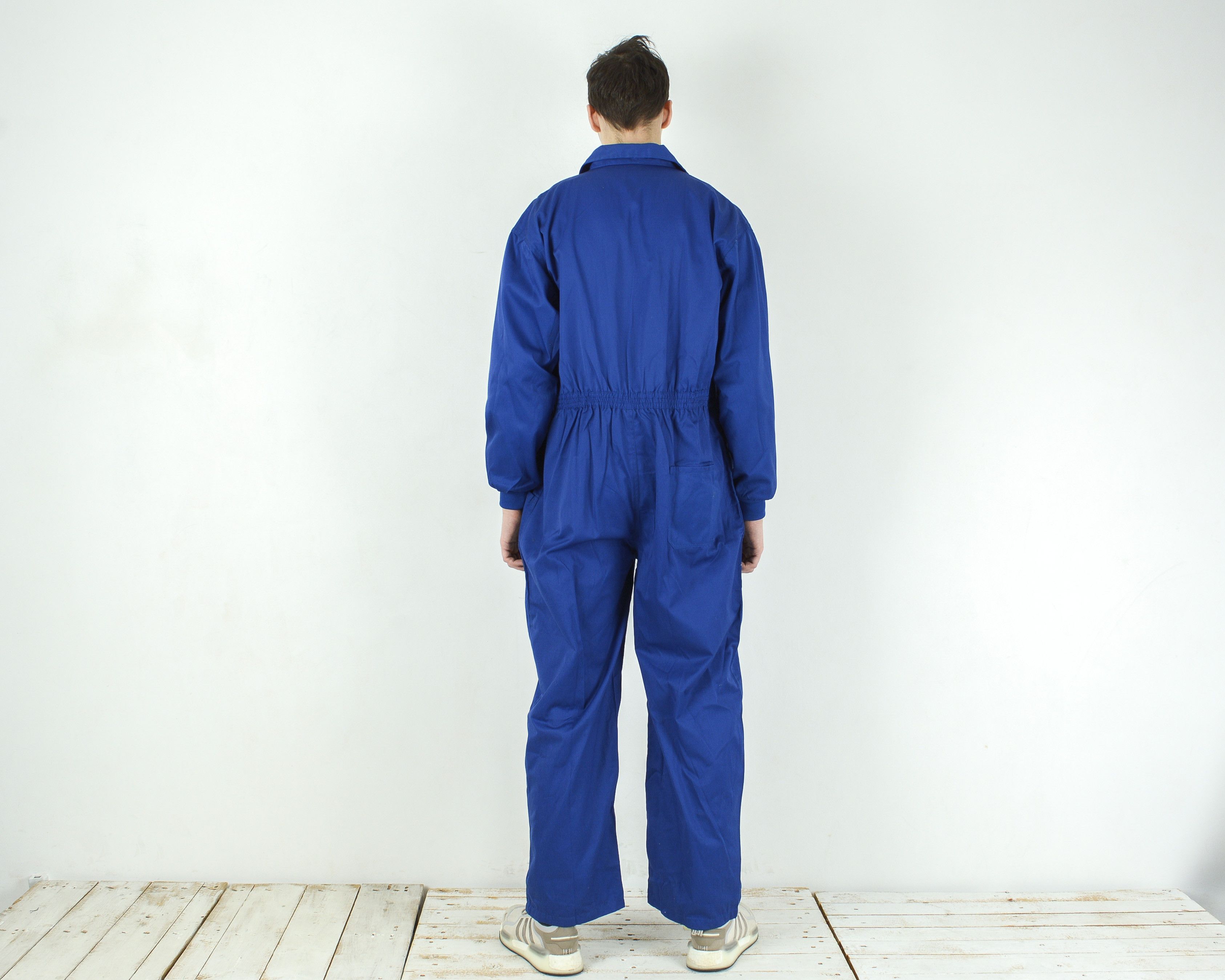 Vintage Tergal Mens 4XL Worker Jumpsuit Boilersuit Coverall Utility Size US 44 / EU 60 - 4 Thumbnail