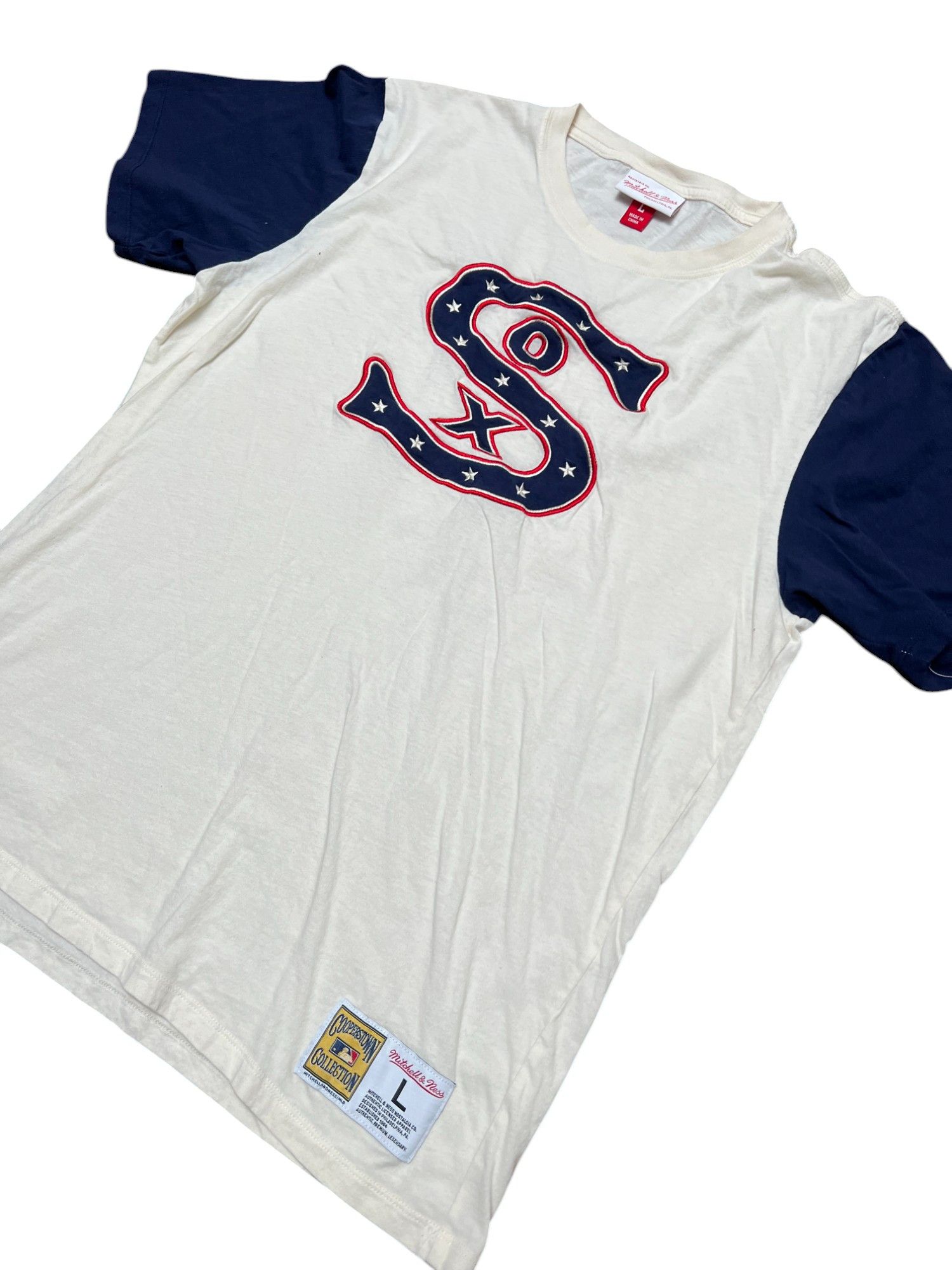 Cooperstown Collection White Sox Sz L Mitchell & Ness MLB T-Shirt Cooperstown Size US L / EU 52-54 / 3 - 3 Thumbnail