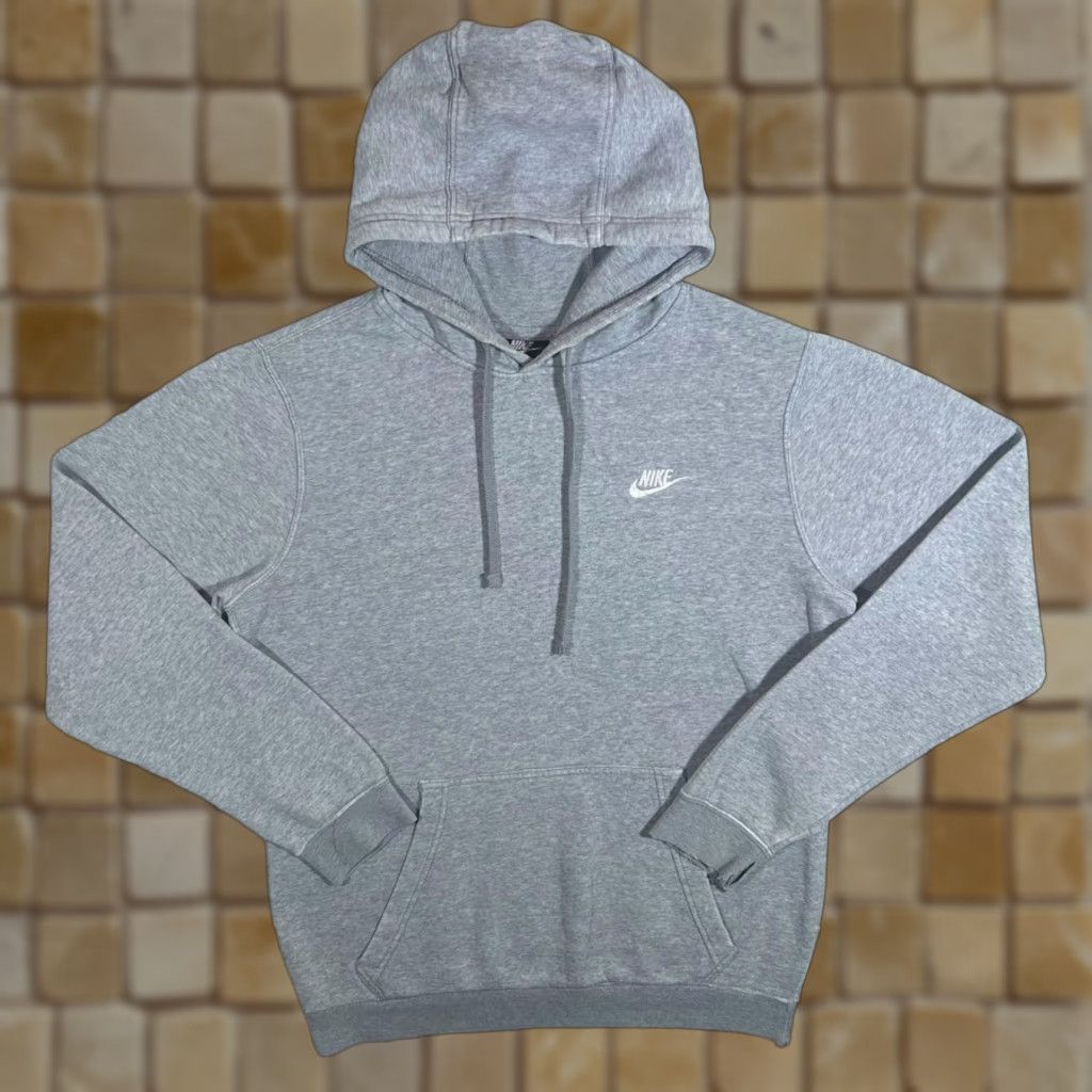 Nike Nike Classic Embroidered Mini Logo Grey Pullover Hoodie Small Mens Hoodie Embroidered Logo Grey 90s Style Size US S / EU 44-46 / 1 - 1 Thumbnail