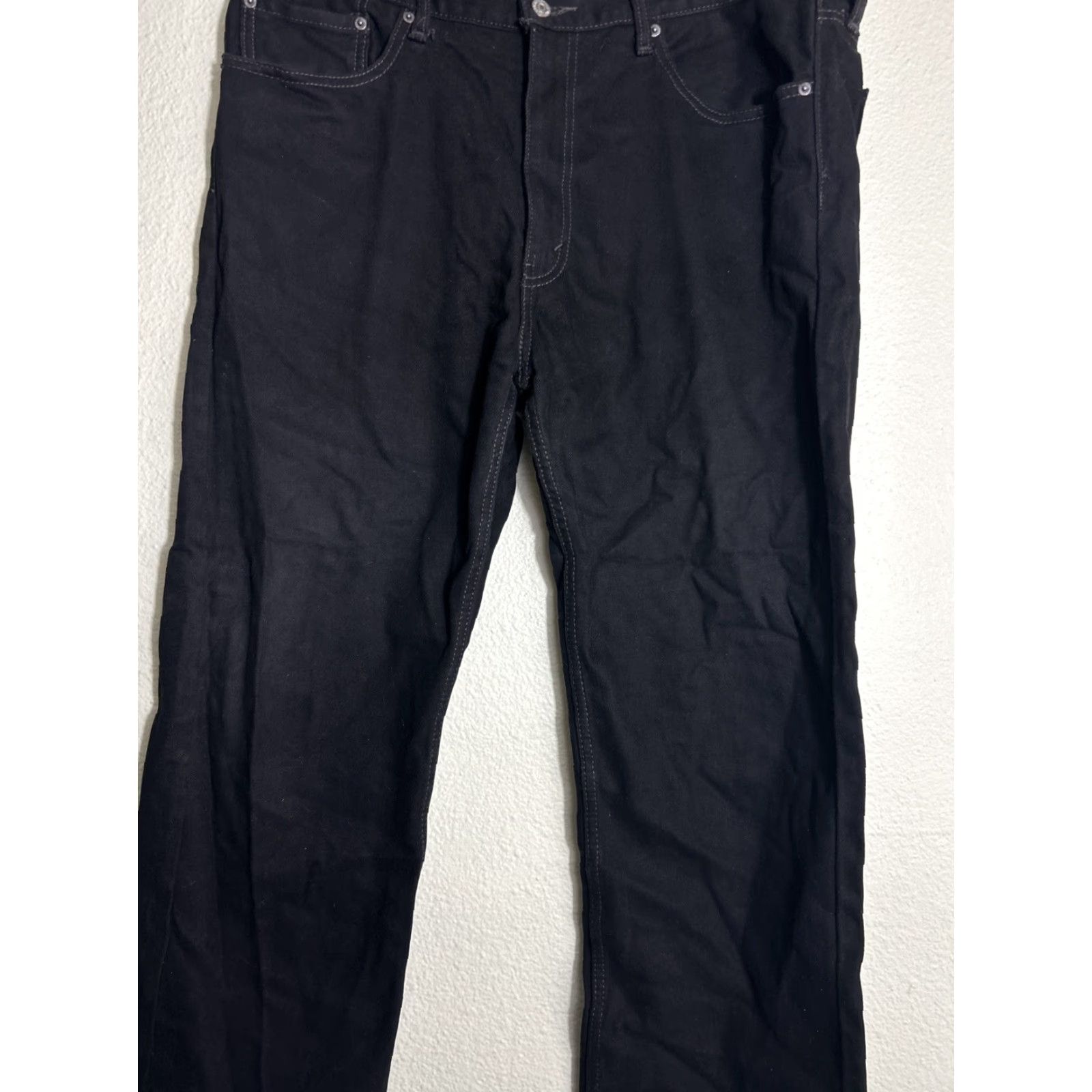 Levi's Levis 505 Black Straight Jeans Mens Size 40x32 Size Type Regular Jeans Men Black 505 Straight Size US 40 / EU 56 - 3 Thumbnail