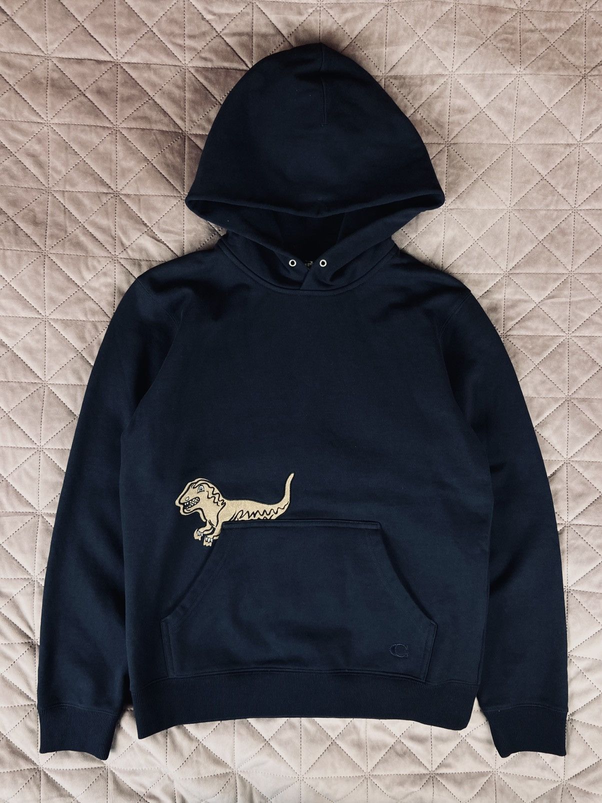 Coach Coach Rexy Patch Navy Hoody Size S Size US S / EU 44-46 / 1 - 1 Thumbnail