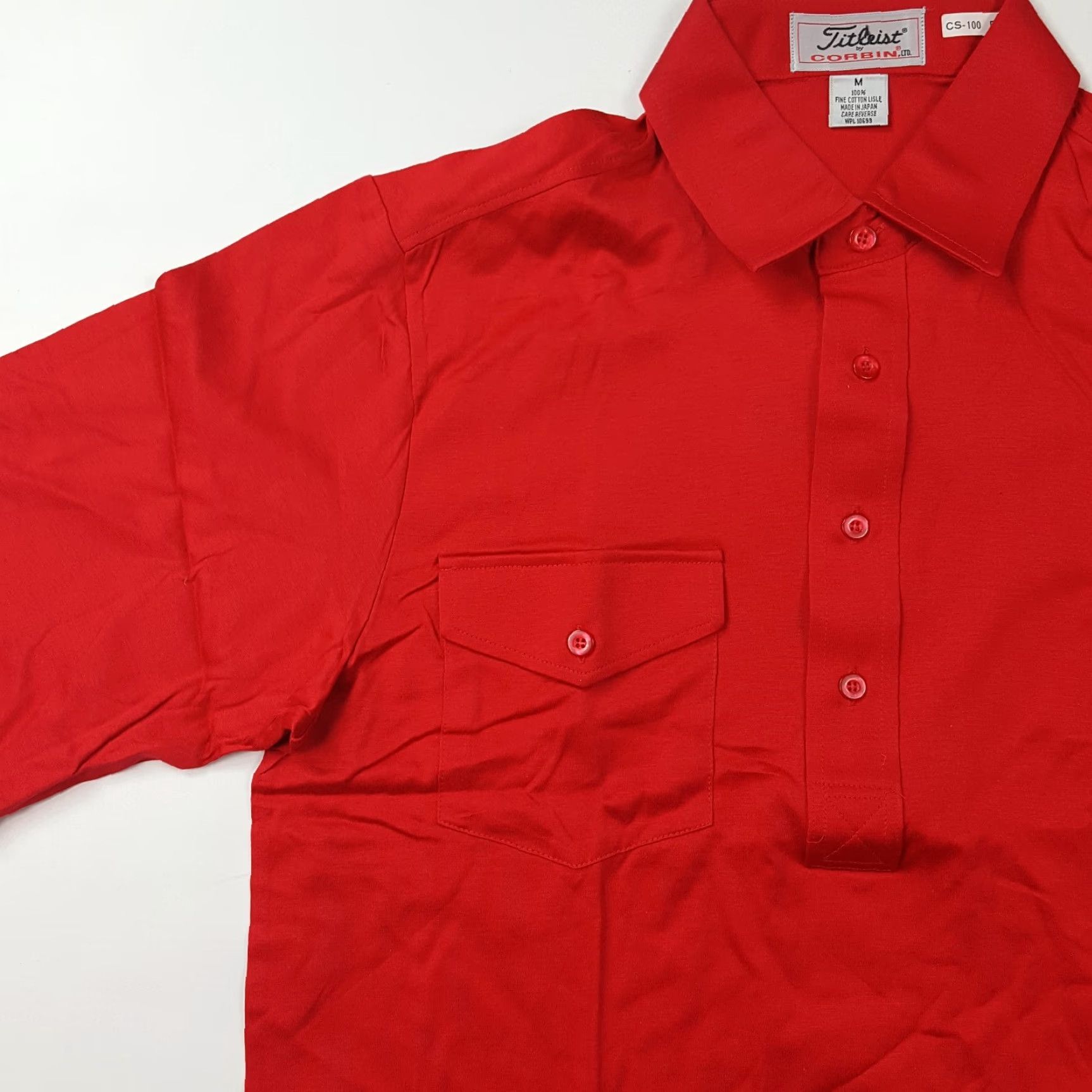 Titleist VINTAGE Titleist Golf Polo Shirt Men M Red Collared PGA Pullover Short Sleeve Knit Cotton Baseball? Size US M / EU 48-50 / 2 - 4 Thumbnail