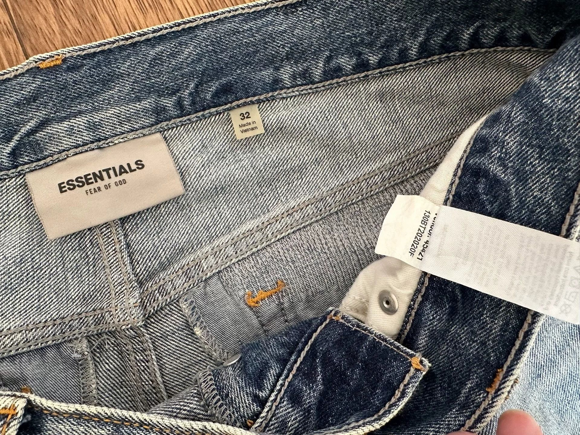 Fear of God Fear of God Essentials FW20 Denim Jeans Size US 32 / EU 48 - 3 Thumbnail