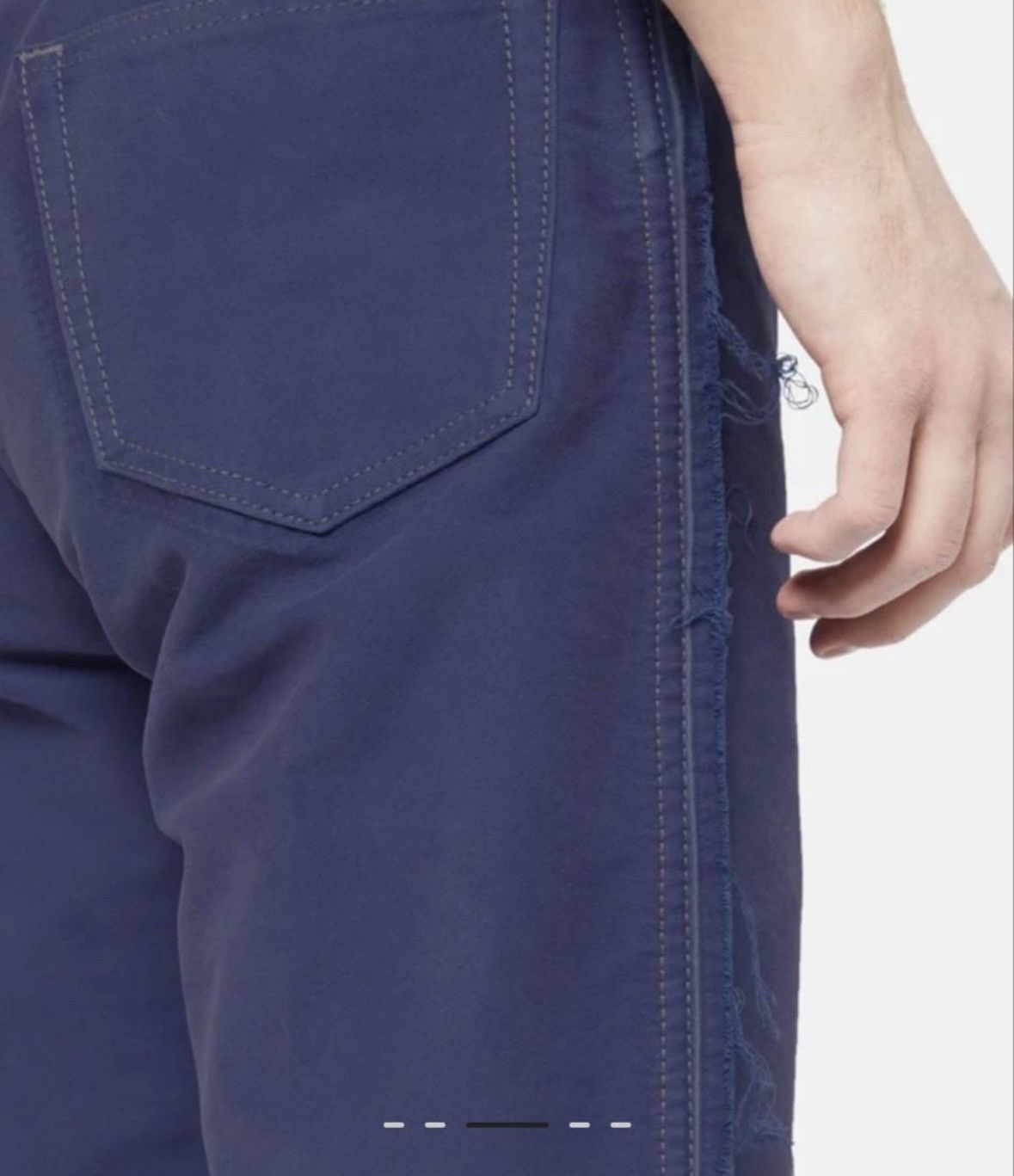 Maison Margiela Maison Margiela Blue Jeans Denim Pant Distressed Designer Size US 30 / EU 46 - 12 Thumbnail