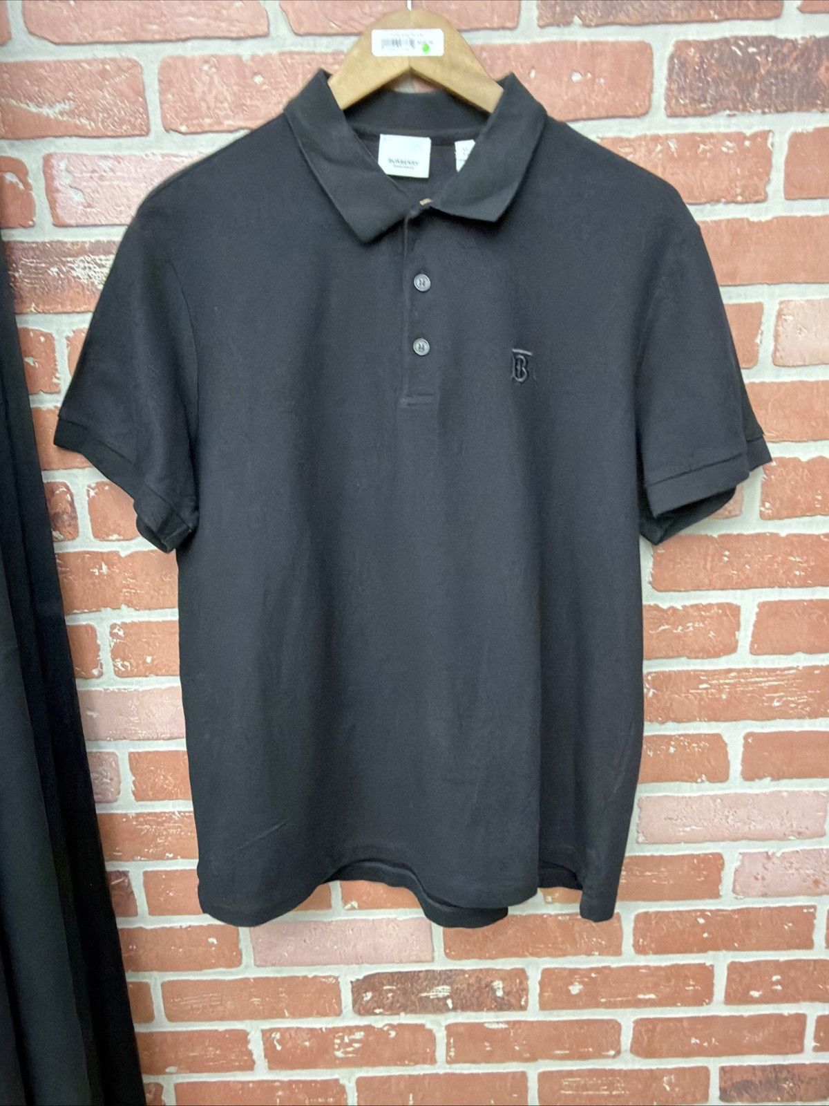 Burberry Burberry London England Men's Polo Shirt Sleeve Black Size US XL / EU 56 / 4 - 8 Thumbnail