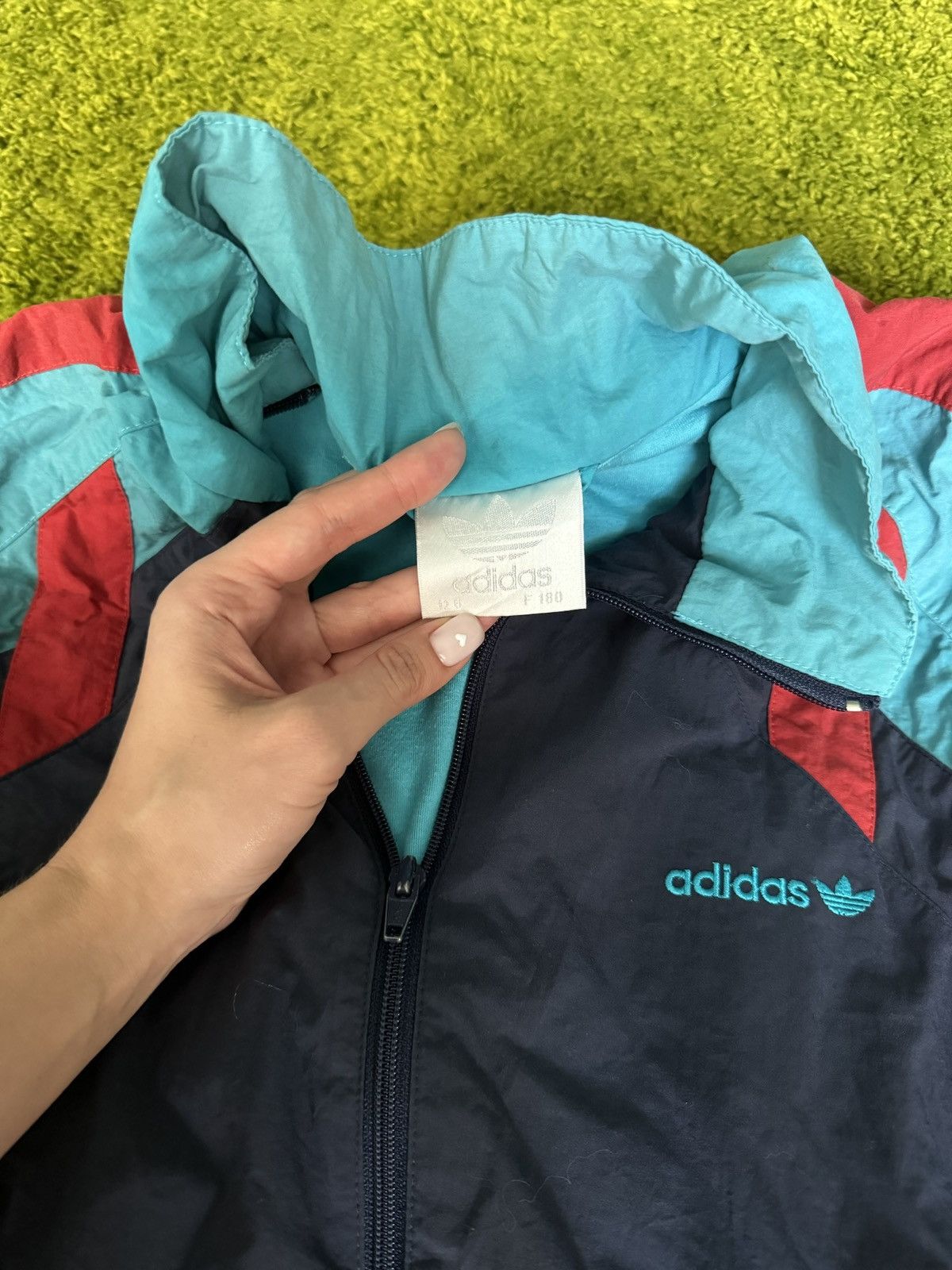 Adidas × Vintage Adidas 90s vintage coloured track jacket Size US L / EU 52-54 / 3 - 4 Thumbnail