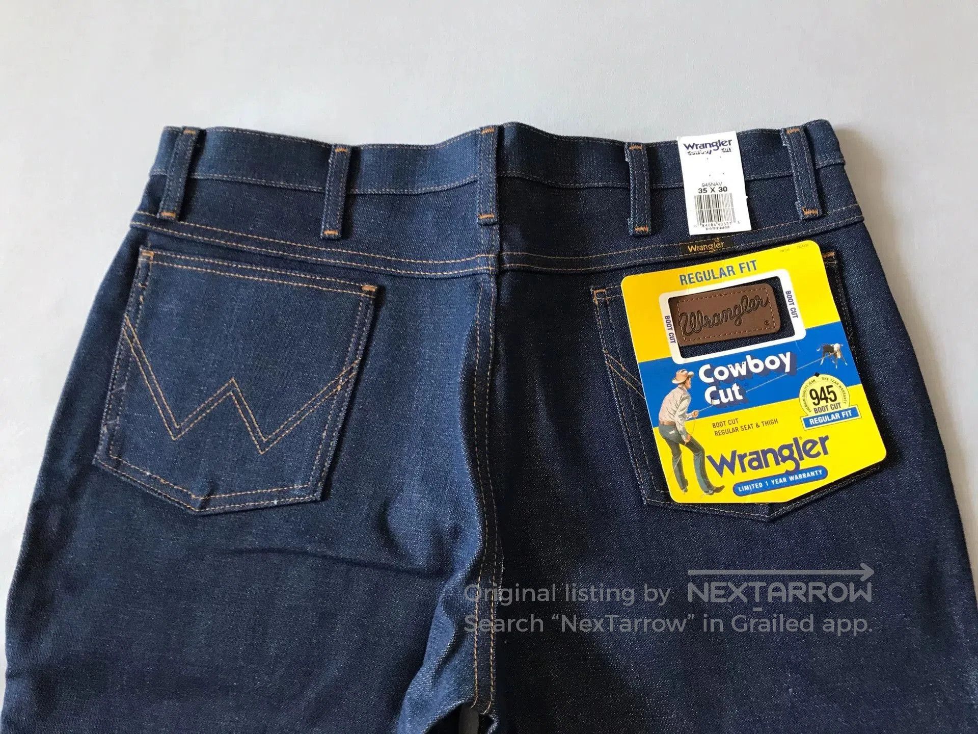 Wrangler Wrangler 945 Bootcut Jeans 35x30. Size US 35 - 5 Thumbnail