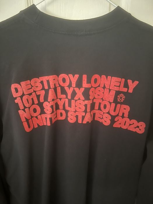 1017 ALYX 9SM Alyx x Destroy Lonely NOSYLIST tour L/S | Grailed