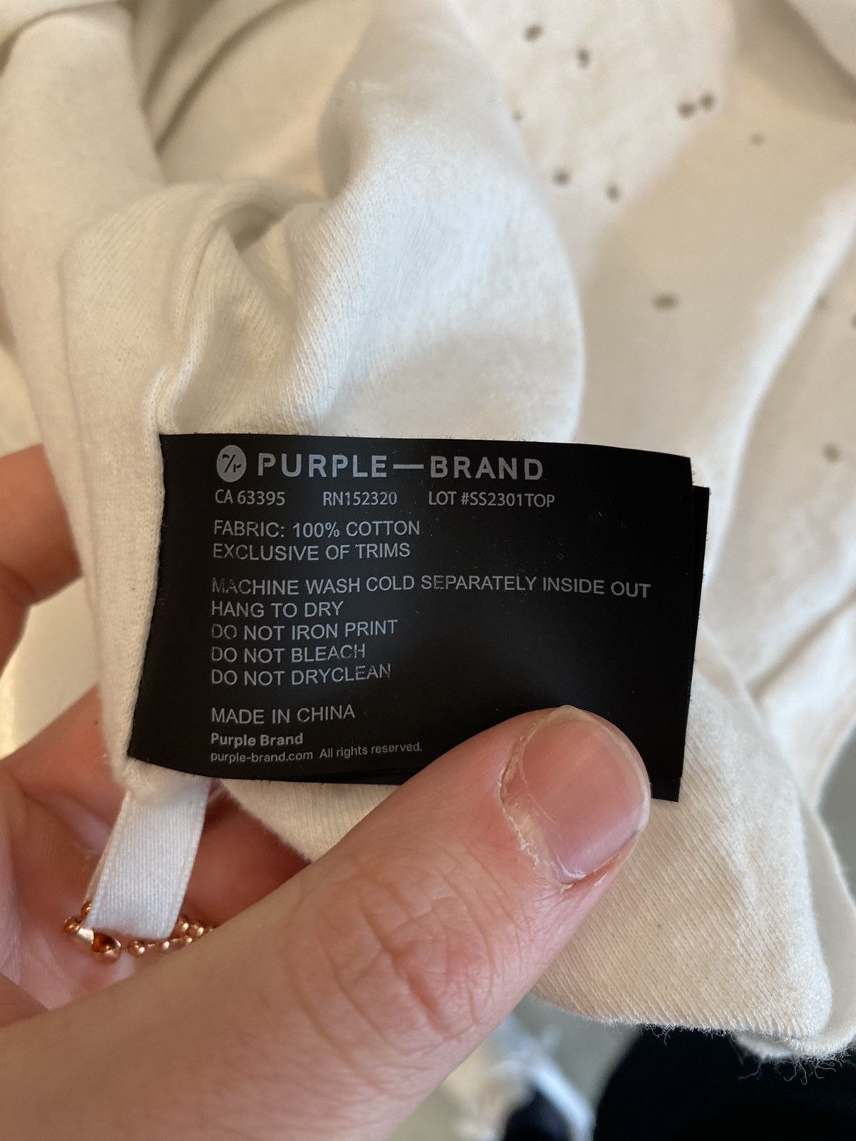 Purple Brand Purple Brand Shotgun Tee Size US M / EU 48-50 / 2 - 4 Thumbnail
