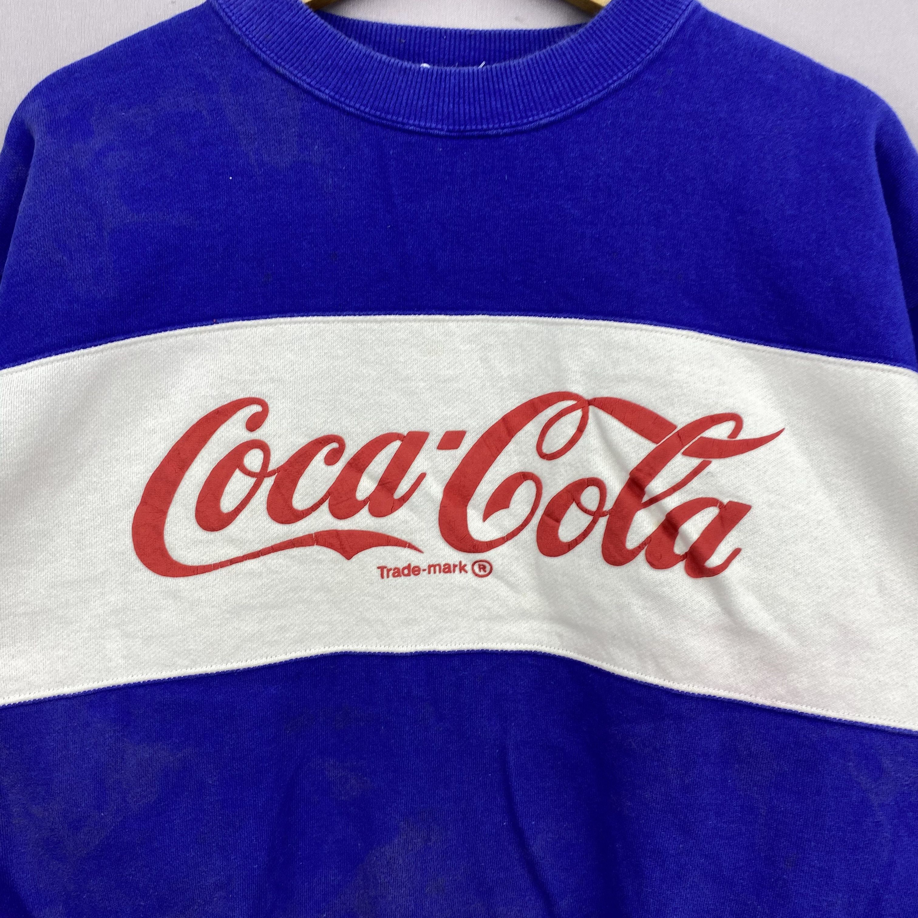 Coca Cola Vintage 80s Coca Cola Sweater Coke Sweatshirt Jumper Size US M / EU 48-50 / 2 - 2 Thumbnail