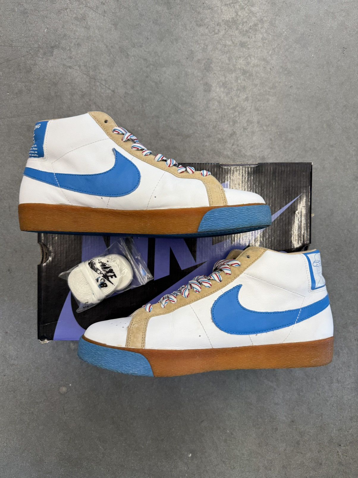 Nike 2007 Nike SB Blazer Milk Crate 314070 141 Size 10 Size US 10 / EU 43 - 2 Thumbnail