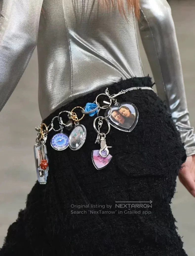 Doublet Doublet Keychain Necklace with Unique Design. Size ONE SIZE - 5 Thumbnail