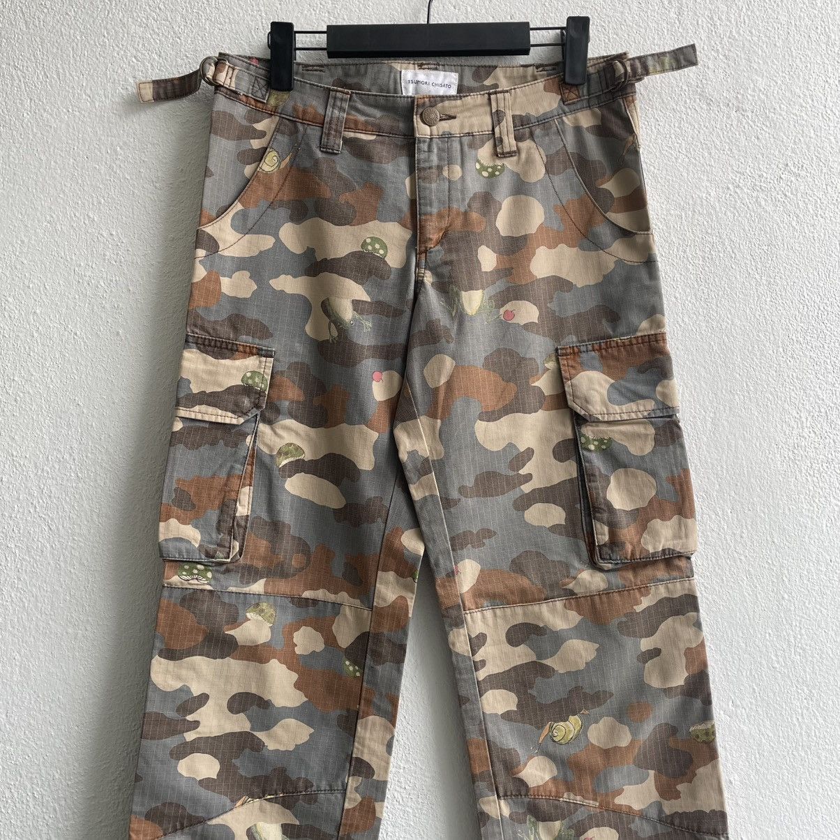 Issey Miyake Tsumori Chisato by Issey Miyake Ripstop Camo Cargo Pants Size US 29 - 3 Thumbnail