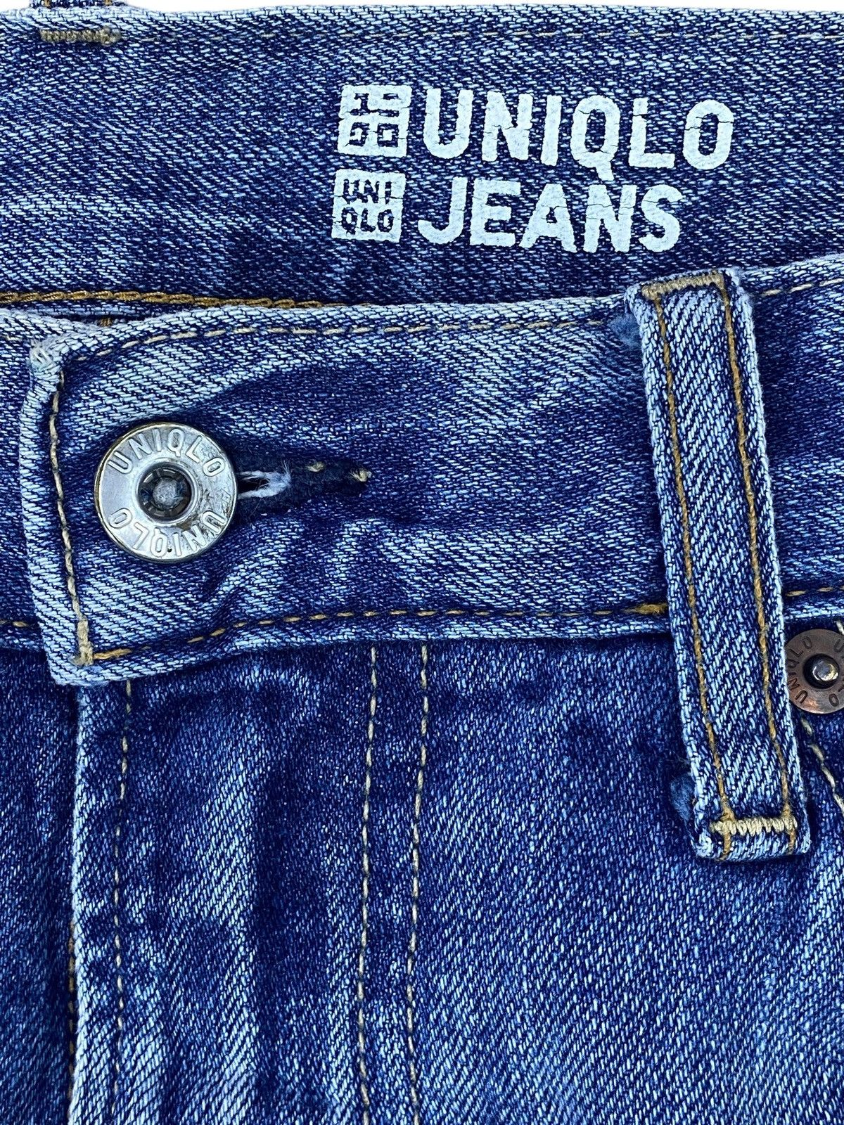 Uniqlo Uniqlo X Selvage Light Blue Wash Style Straight Leg Jeans Size US 32 / EU 48 - 10 Thumbnail