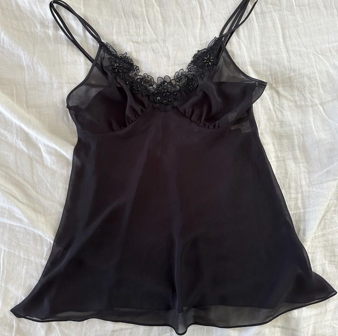 Vintage Beautiful Dentelle Small Lingerie Cami Size S / US 4 / IT 40 - 1 Thumbnail