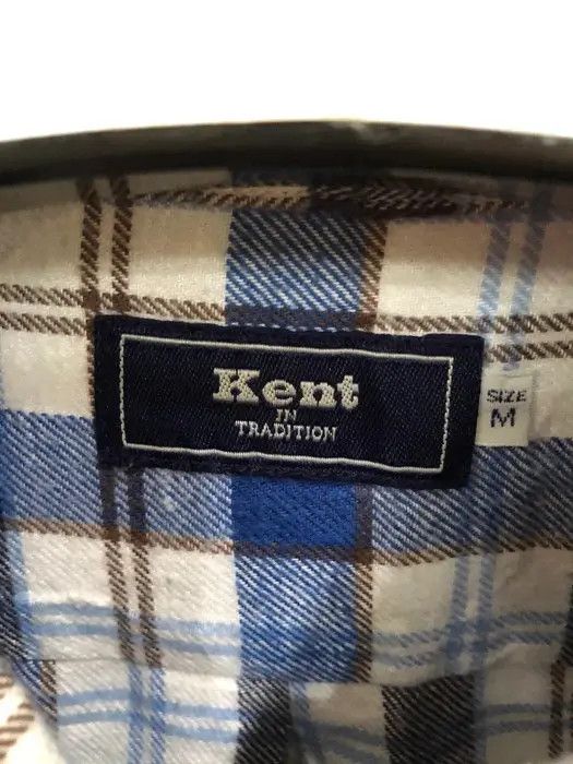 Flannel Vintage Kent Plaid Tartan Flannel Shirt 👕 Size US S / EU 44-46 / 1 - 3 Thumbnail
