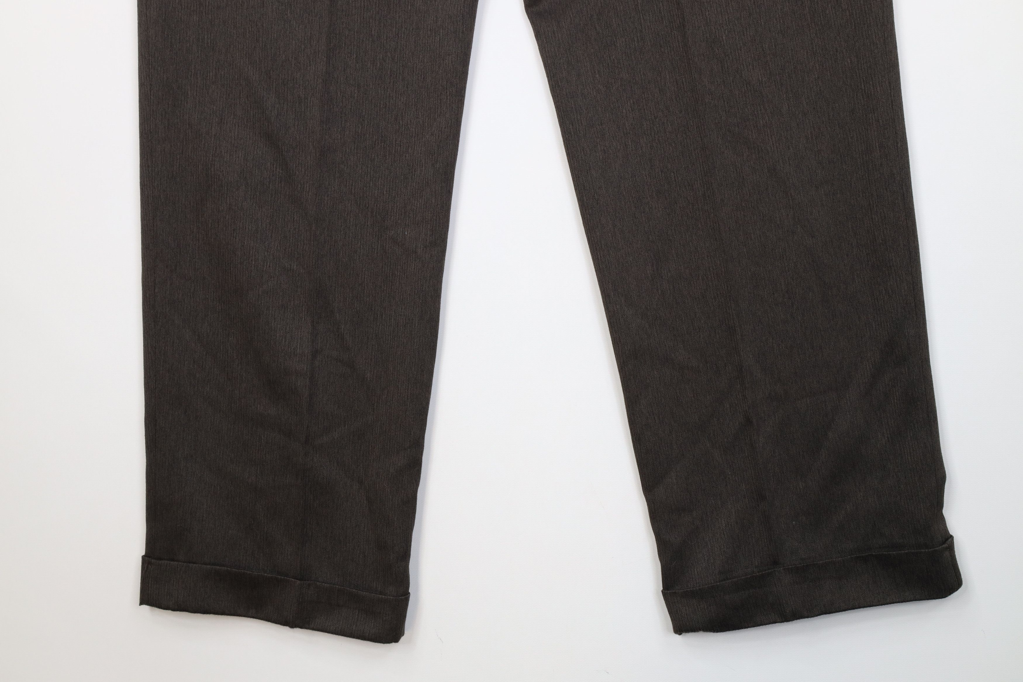Vintage Vintage 90s Streetwear Knit Wide Leg Chino Pants Brown Size US 34 / EU 50 - 13 Thumbnail