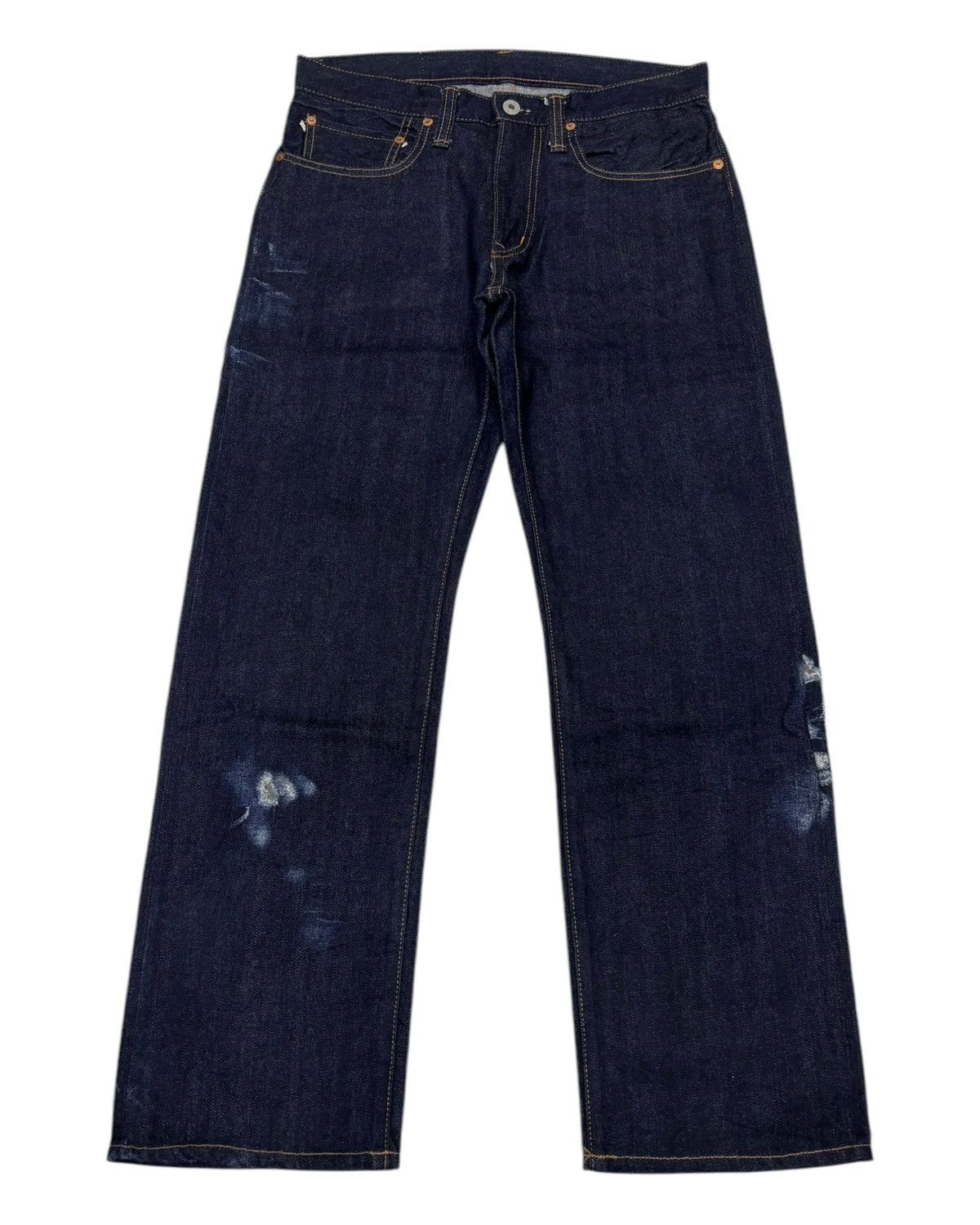 Kapital 🔥VTG FARMERS SELVEDGE BLUE JEANS MADE IN JAPAN Size US 30 / EU 46 - 10 Thumbnail