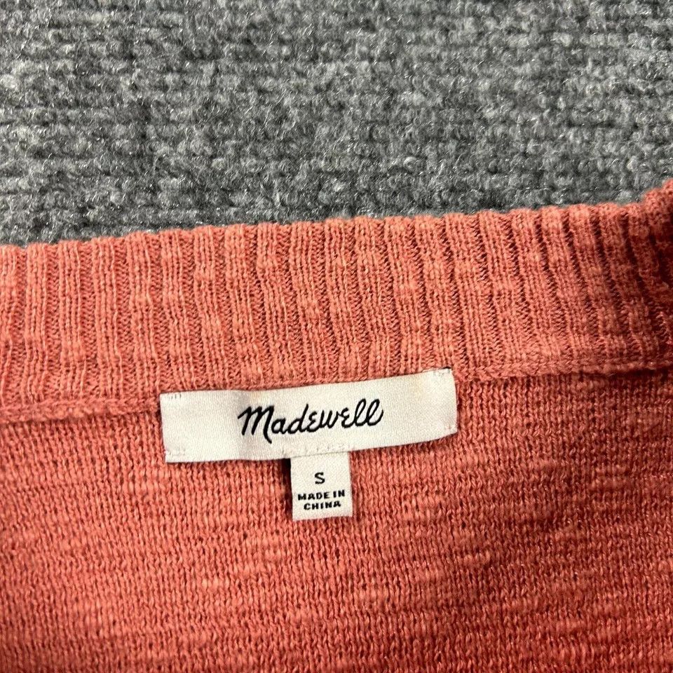 Madewell Madewell Sweater Womens Small Salmon Crew Neck 3/4 Sleeve Size S / US 4 / IT 40 - 3 Thumbnail