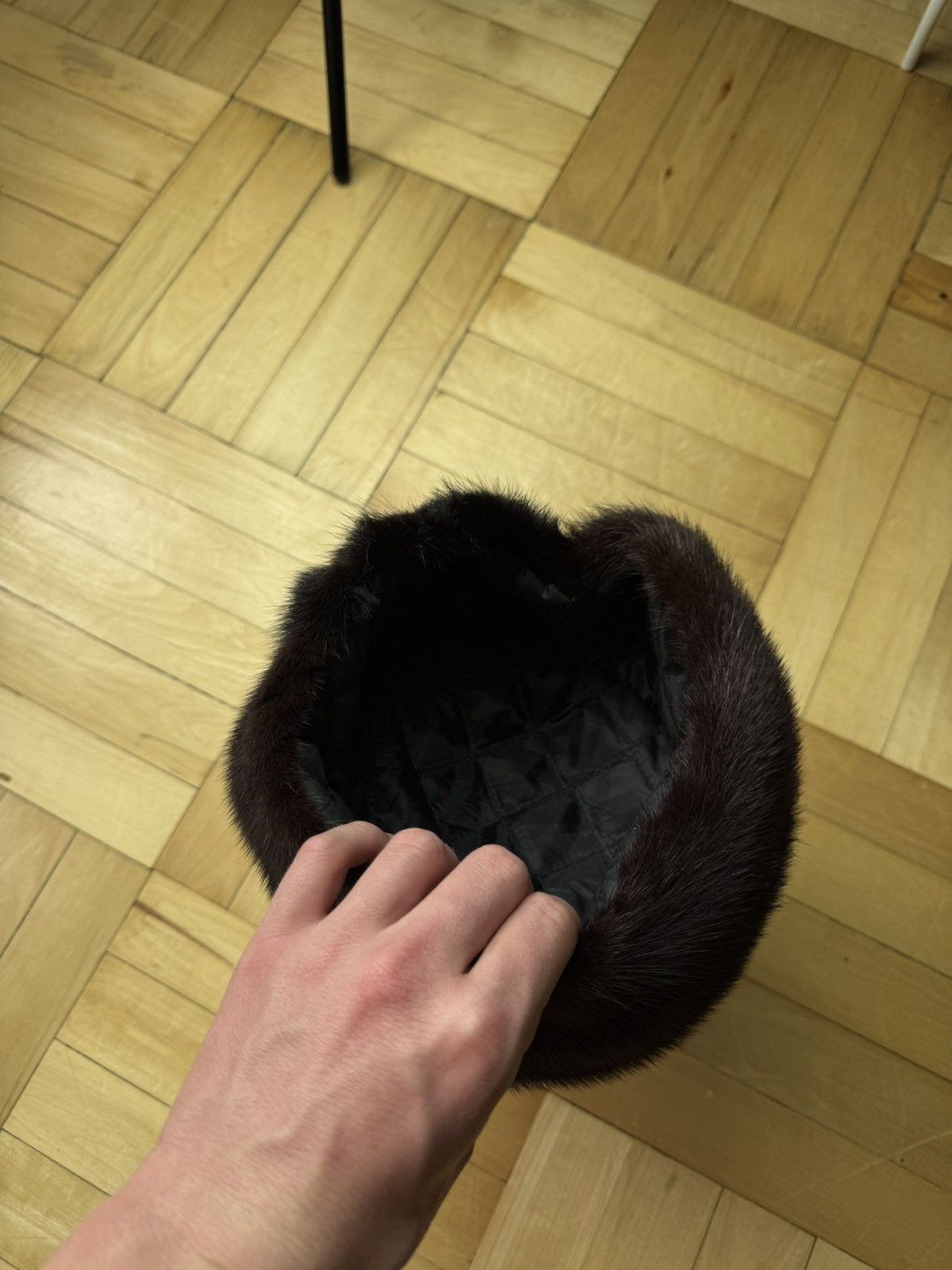 Japanese Brand Vintage Ushanka Y2K Trapper Hat Furry Mohair Fuzzy Fur Hat Size ONE SIZE - 2 Thumbnail